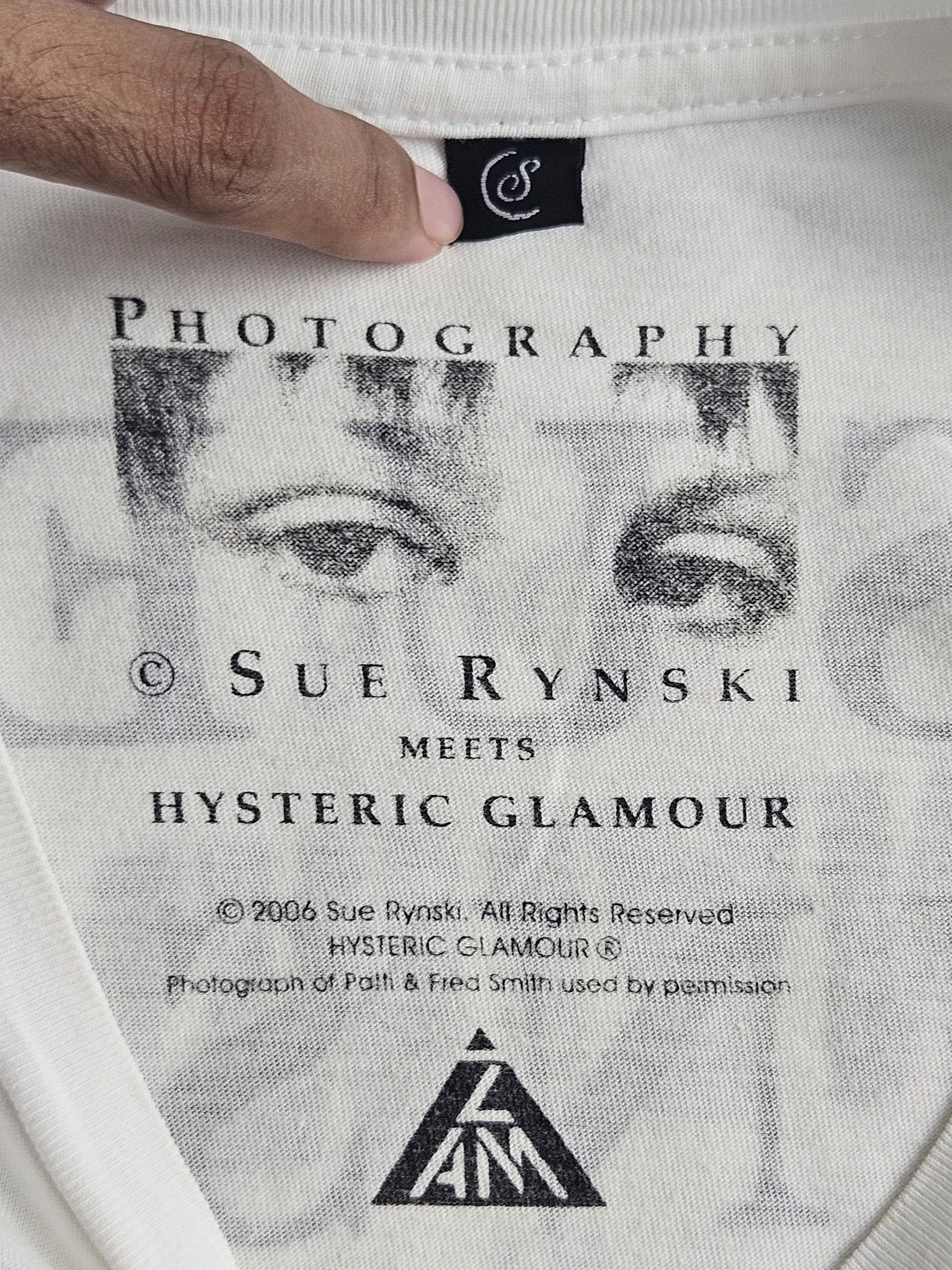 Hysteric Glamour Hysteric Glamour patti smith Sue Rynski photo Tee Size US S / EU 44-46 / 1 - 4 Thumbnail