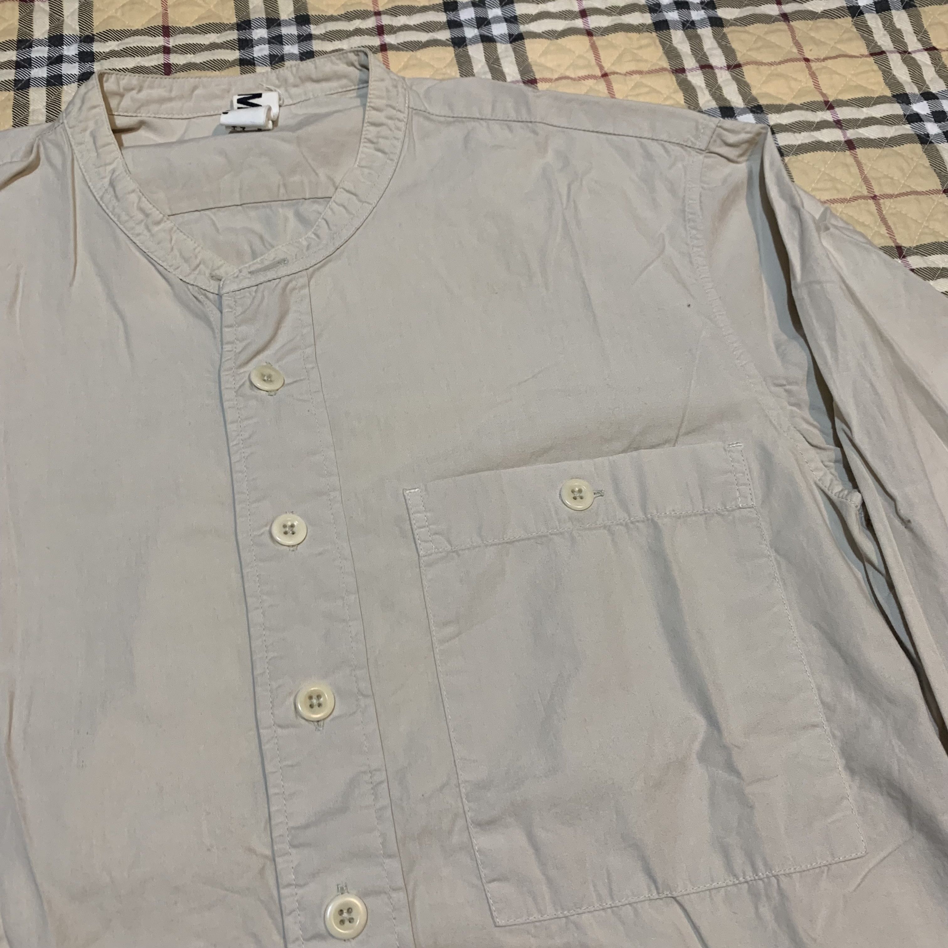 Margaret Howell 2000s Margaret Howell MHL Pocket Shanghai Shirt Size US M / EU 48-50 / 2 - 2 Thumbnail