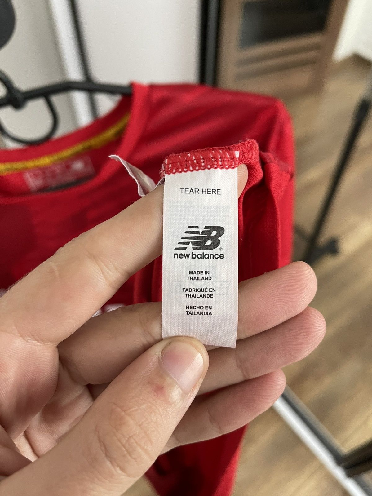 New Balance 2019/2020 Liverpool New Balance Soccer Jersey Shirt Size US L / EU 52-54 / 3 - 11 Thumbnail