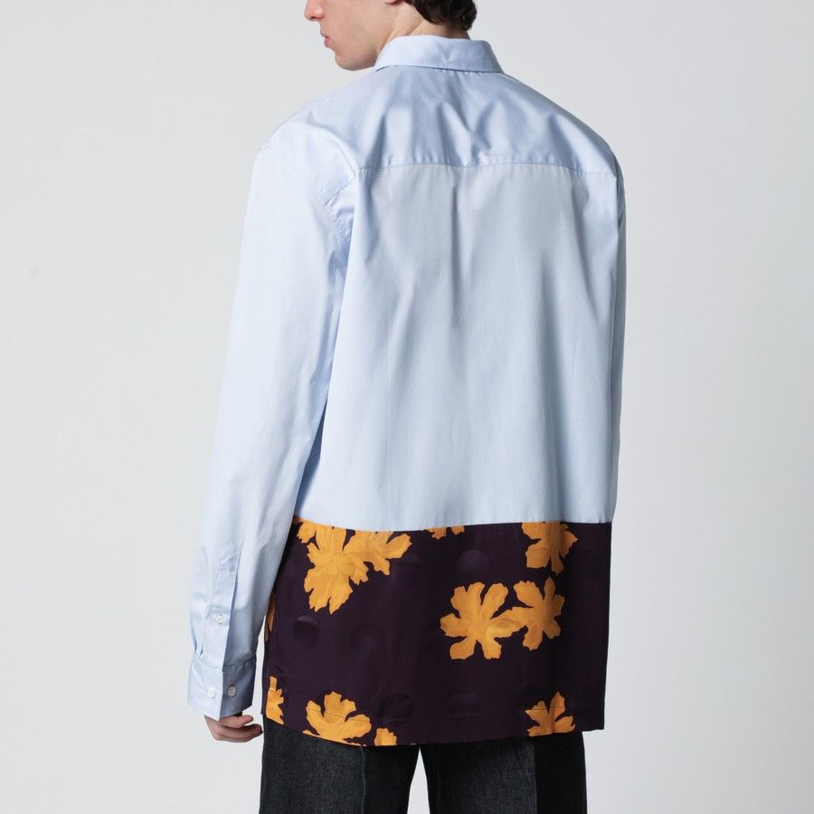 Dries Van Noten o1d2blof0226 Shirt in Light Blue Size US M / EU 48-50 / 2 - 3 Thumbnail