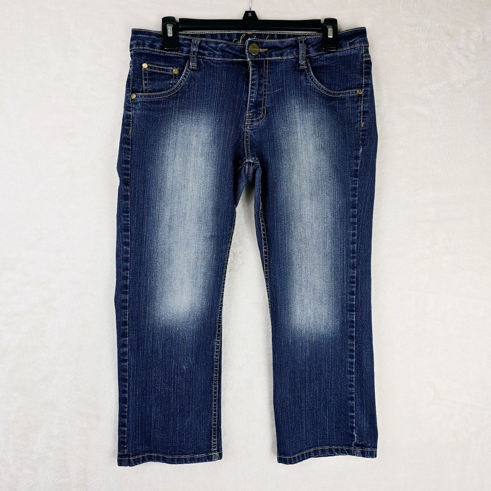 Southpole Vintage Southpole Capri Jeans Womens Sz 9 32x22 Juniors Y2K Size 32" / US 10 / IT 46 - 2 Thumbnail