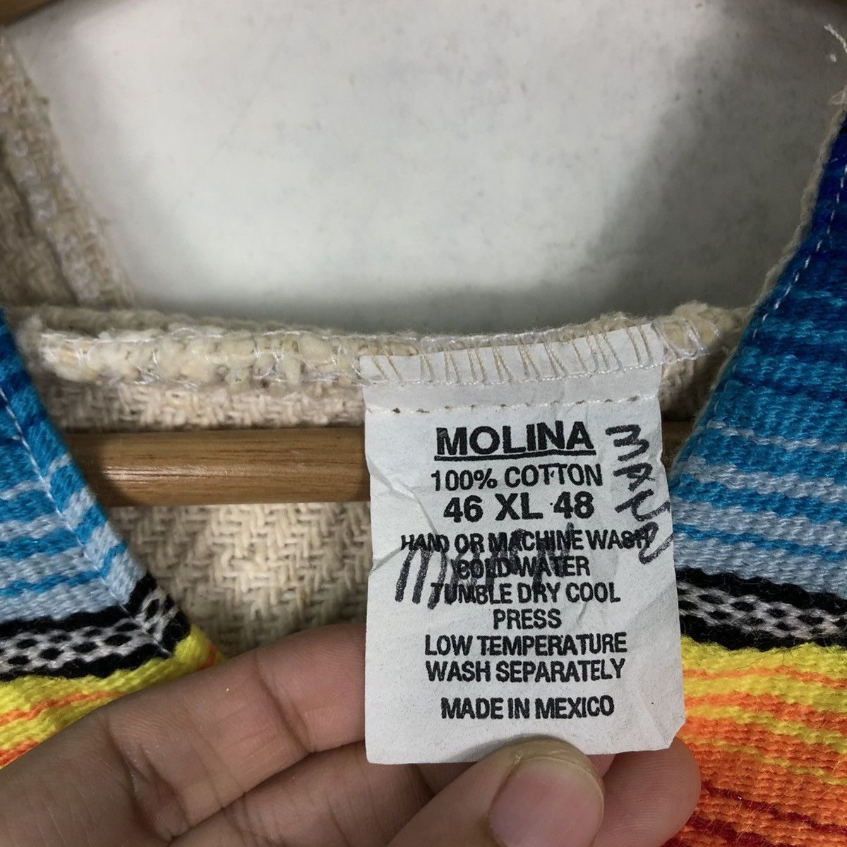 Japanese Brand 🔥Vintage Molina Hoodie Pull Over Inspire Kapital Japan Size US XL / EU 56 / 4 - 10 Thumbnail