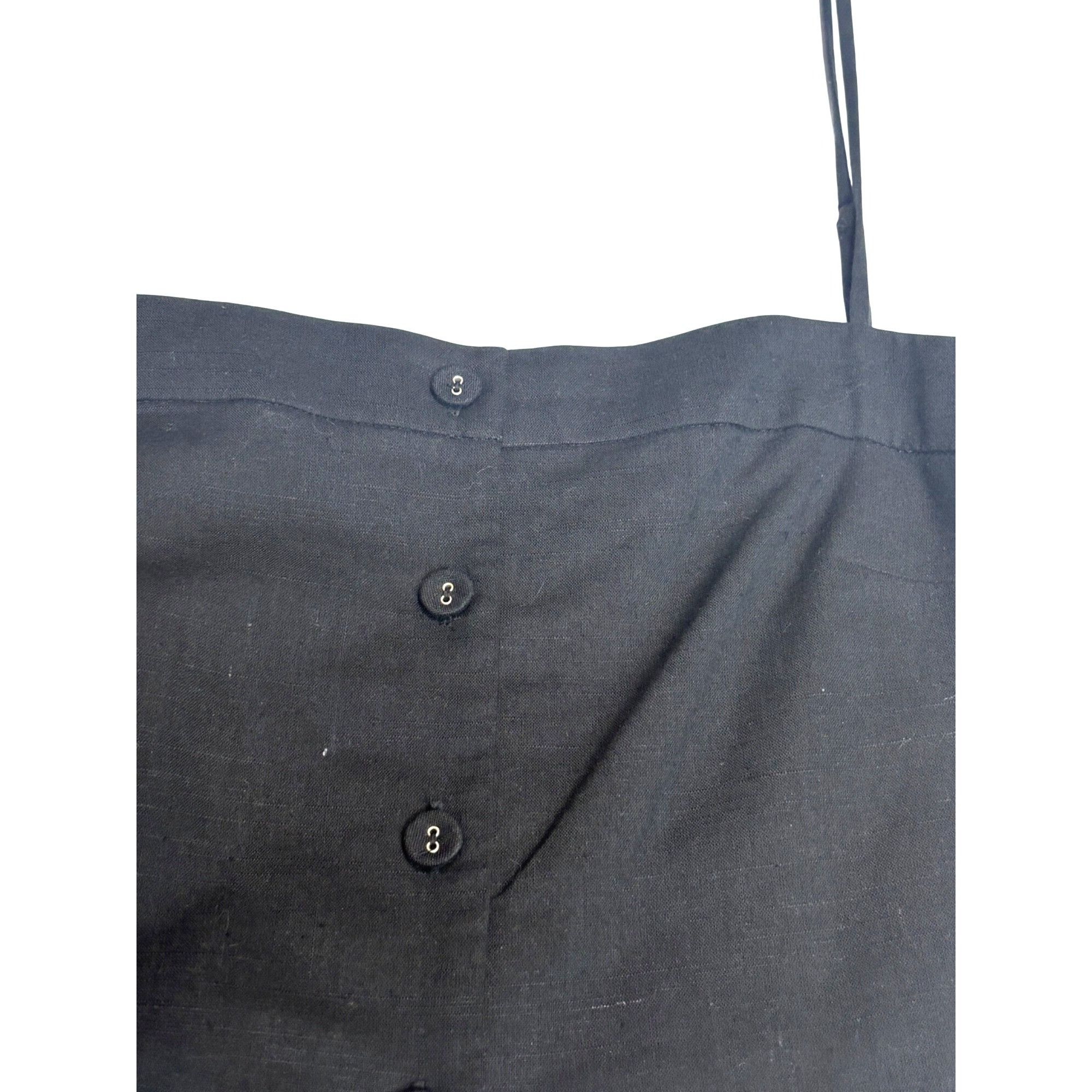 Other WAYF Women’s Linen Blend Cynthia Camisole, Black, Sz. M Size M / US 6-8 / IT 42-44 - 5 Thumbnail