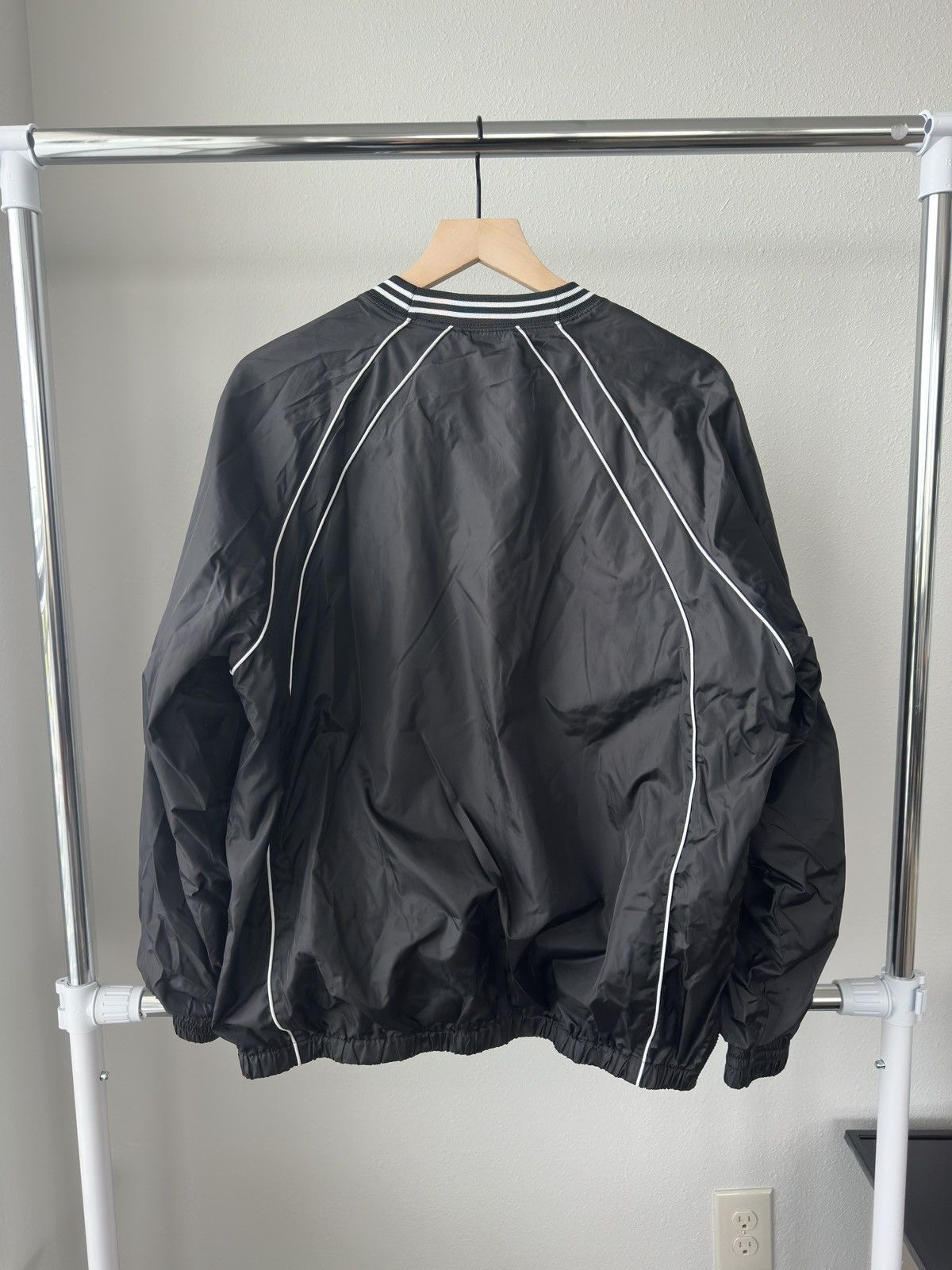 Supreme Supreme Piping Warm Up Pullover Sweater Black Size US M / EU 48-50 / 2 - 2 Thumbnail