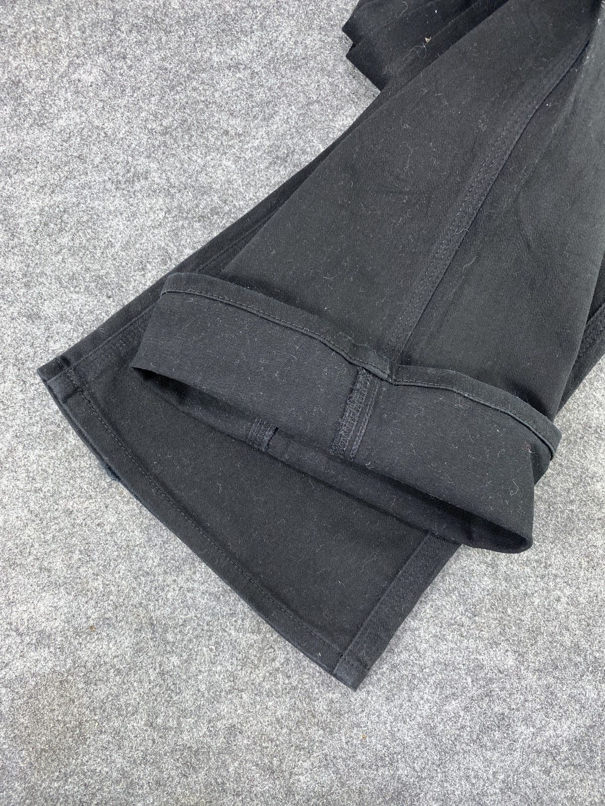 Japanese Brand × Jean Japanese Brand Brappers Bootcut Black Jeans - J1099 Size 29" - 14 Thumbnail