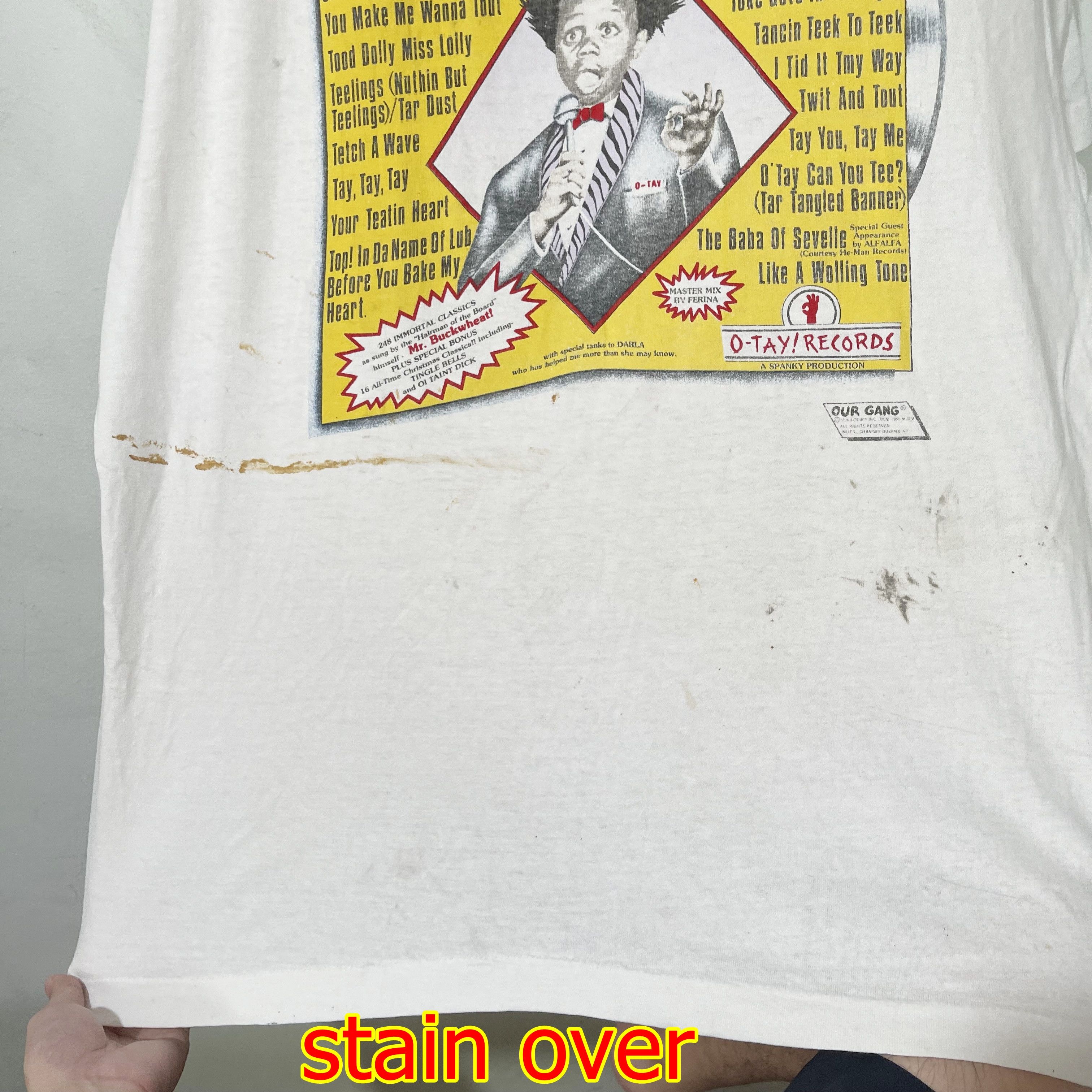 Vintage Vintage 90s Buckwheat Little Rascals T-shirt Size US XL / EU 56 / 4 - 11 Thumbnail