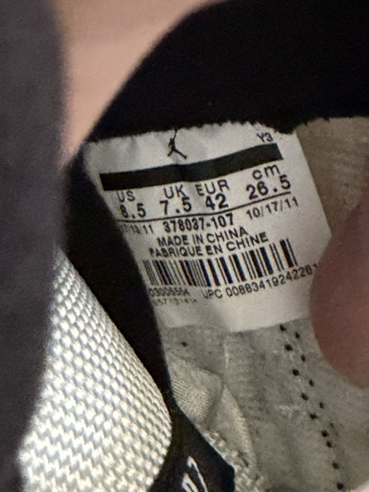 Jordan Brand Air Jordan 11 - 2011 Concord - size 8.5 Size US 8.5 / EU 41-42 - 6 Thumbnail