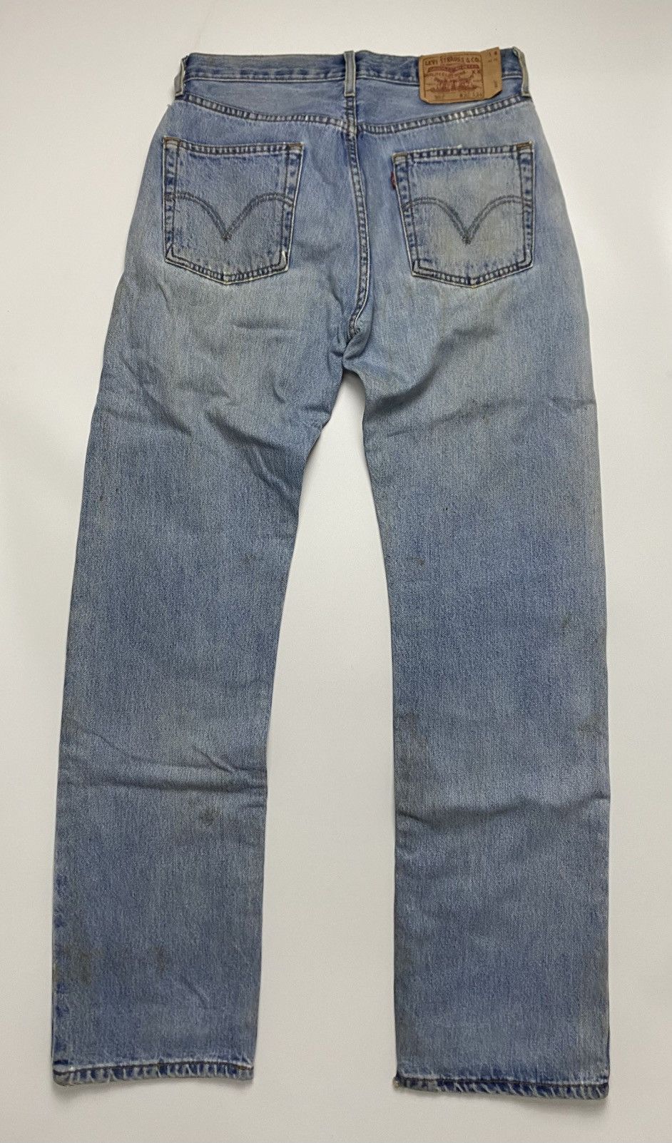 Levi's Levis 501 Straight cut soft blue W32 Size US 33 - 2 Thumbnail