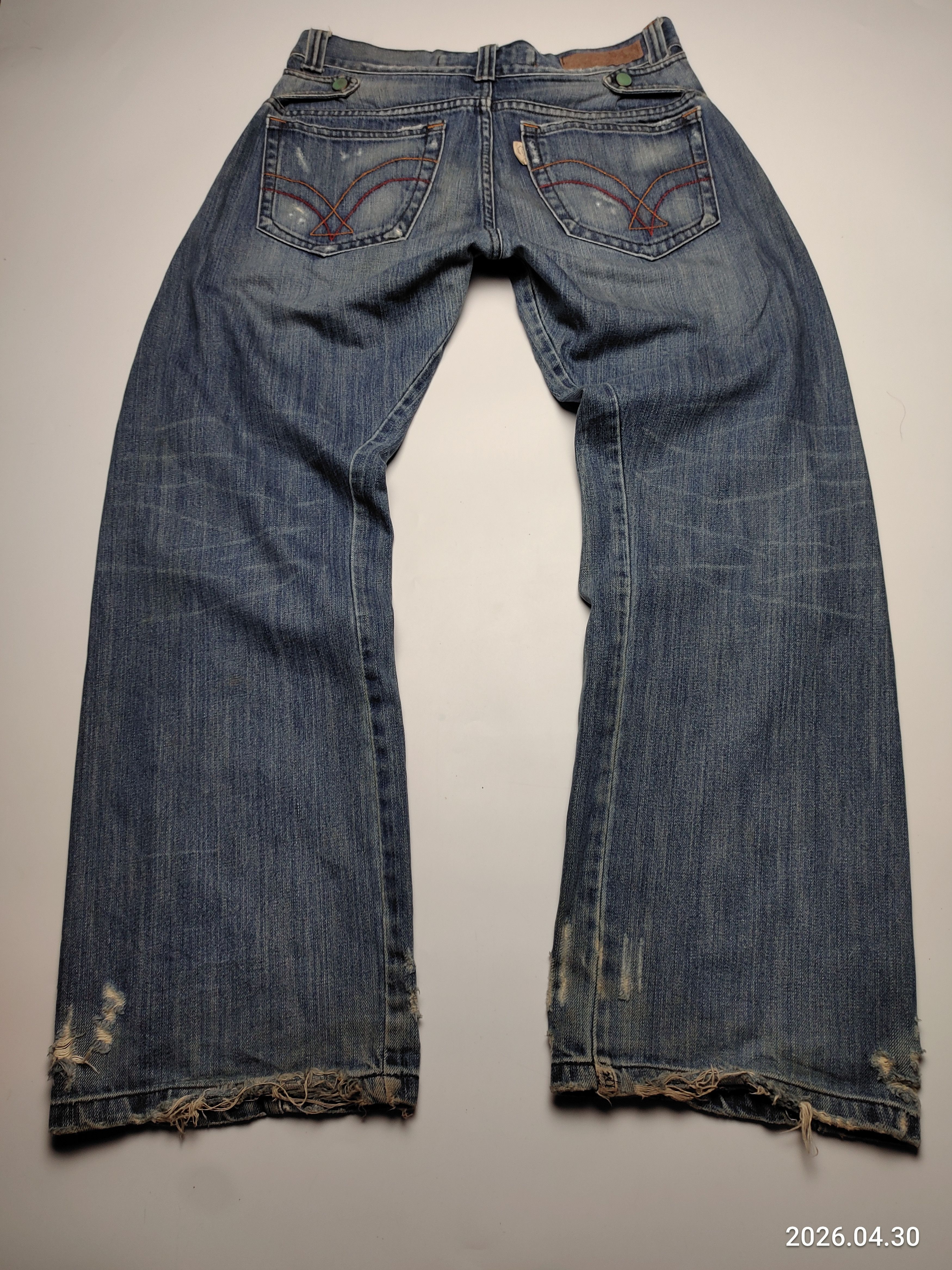 Japanese Brand vtg cotton farm denim Size US 30 / EU 46 - 8 Thumbnail