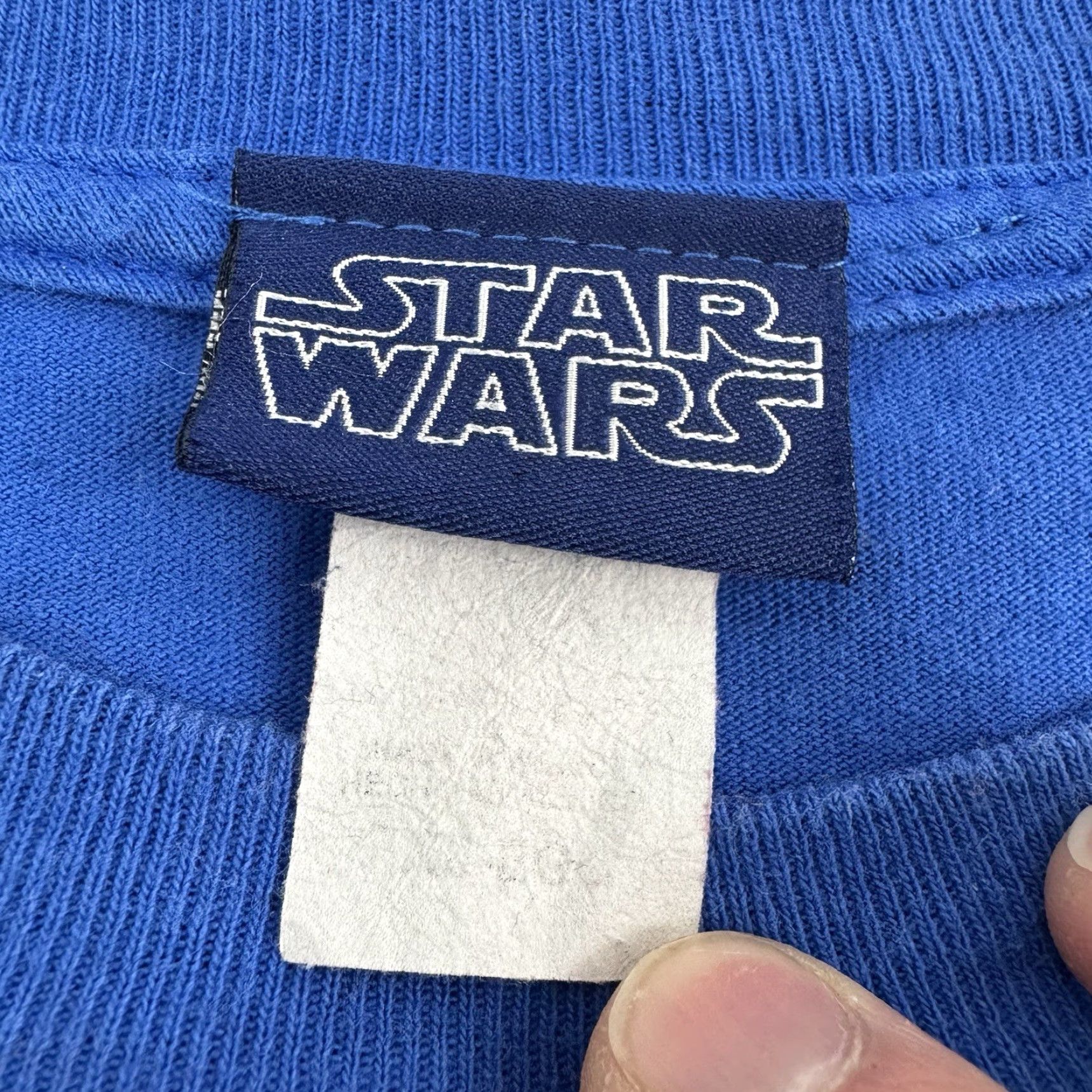 Star Wars VINTAGE Star Wars T-Shirt Adult XL Blue Graphic 90s Movie Mens Size US XL / EU 56 / 4 - 4 Thumbnail