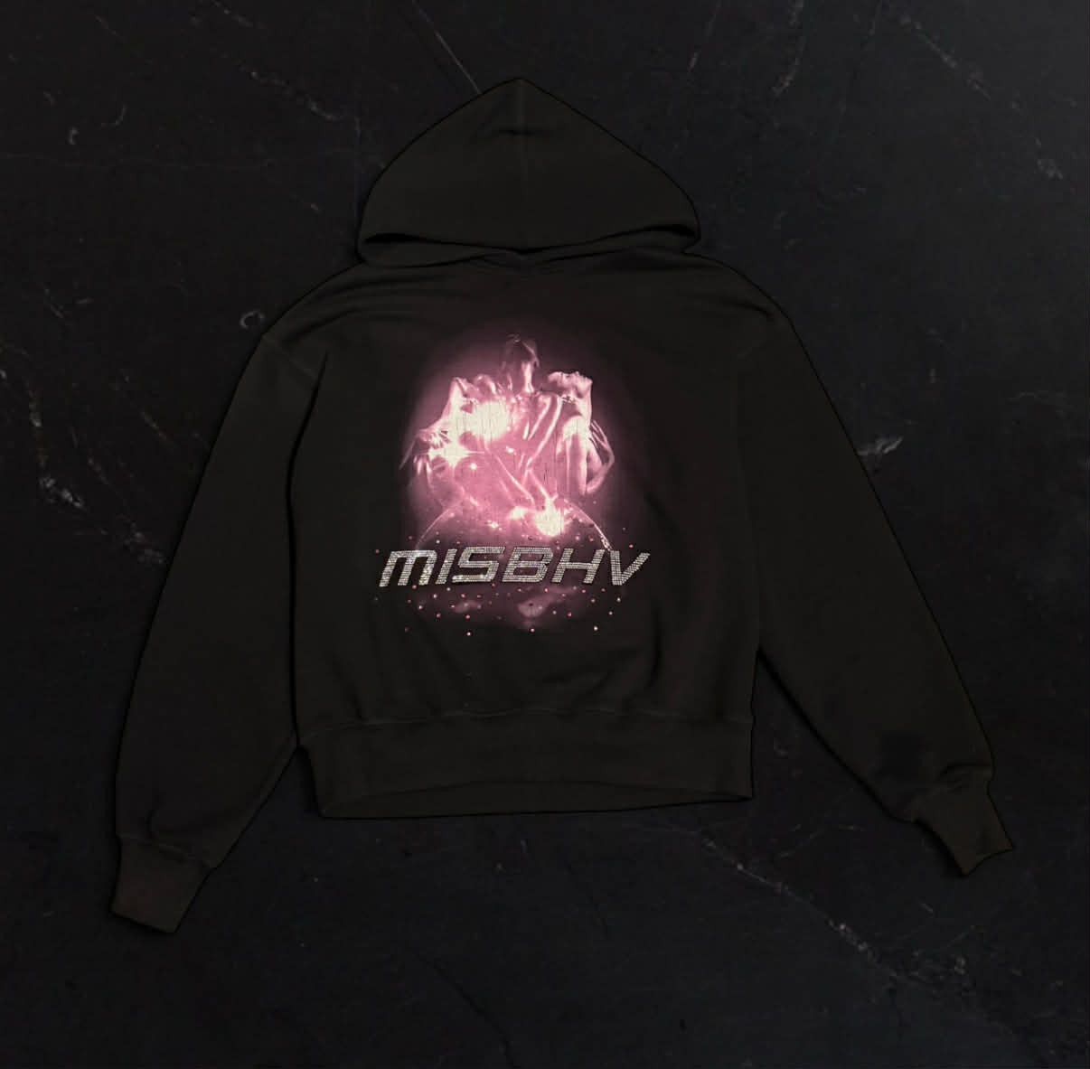 Misbhv MISBHV Graphic Rhinestone Hoodie Size US M / EU 48-50 / 2 - 1 Thumbnail