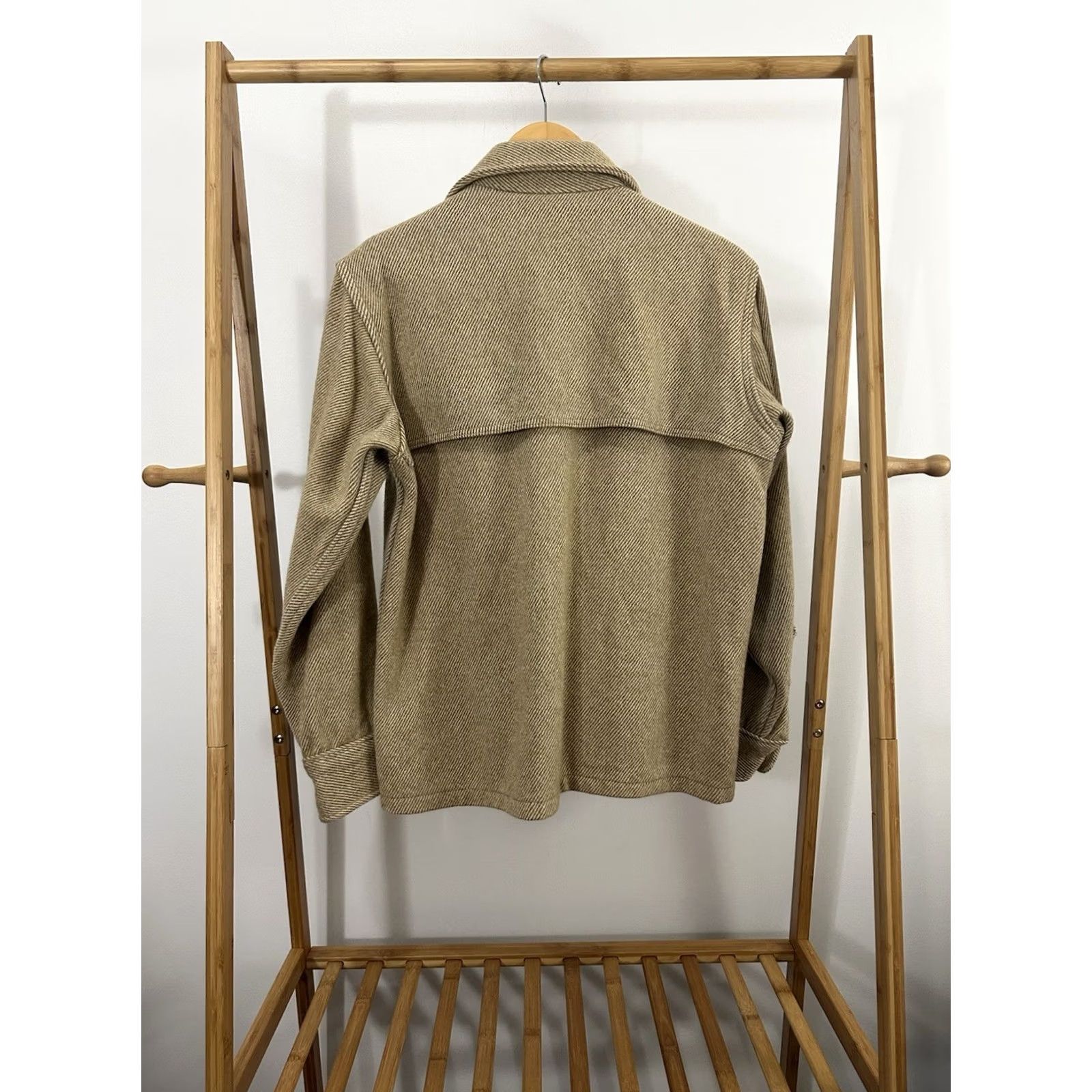 Vintage VINTAGE Woolrich Shacket Jacket Coat Wool Beiges M 60s 70s USA Wool Woolrich Shacket Jacket Coat Beige M Mens Size US M / EU 48-50 / 2 - 2 Thumbnail