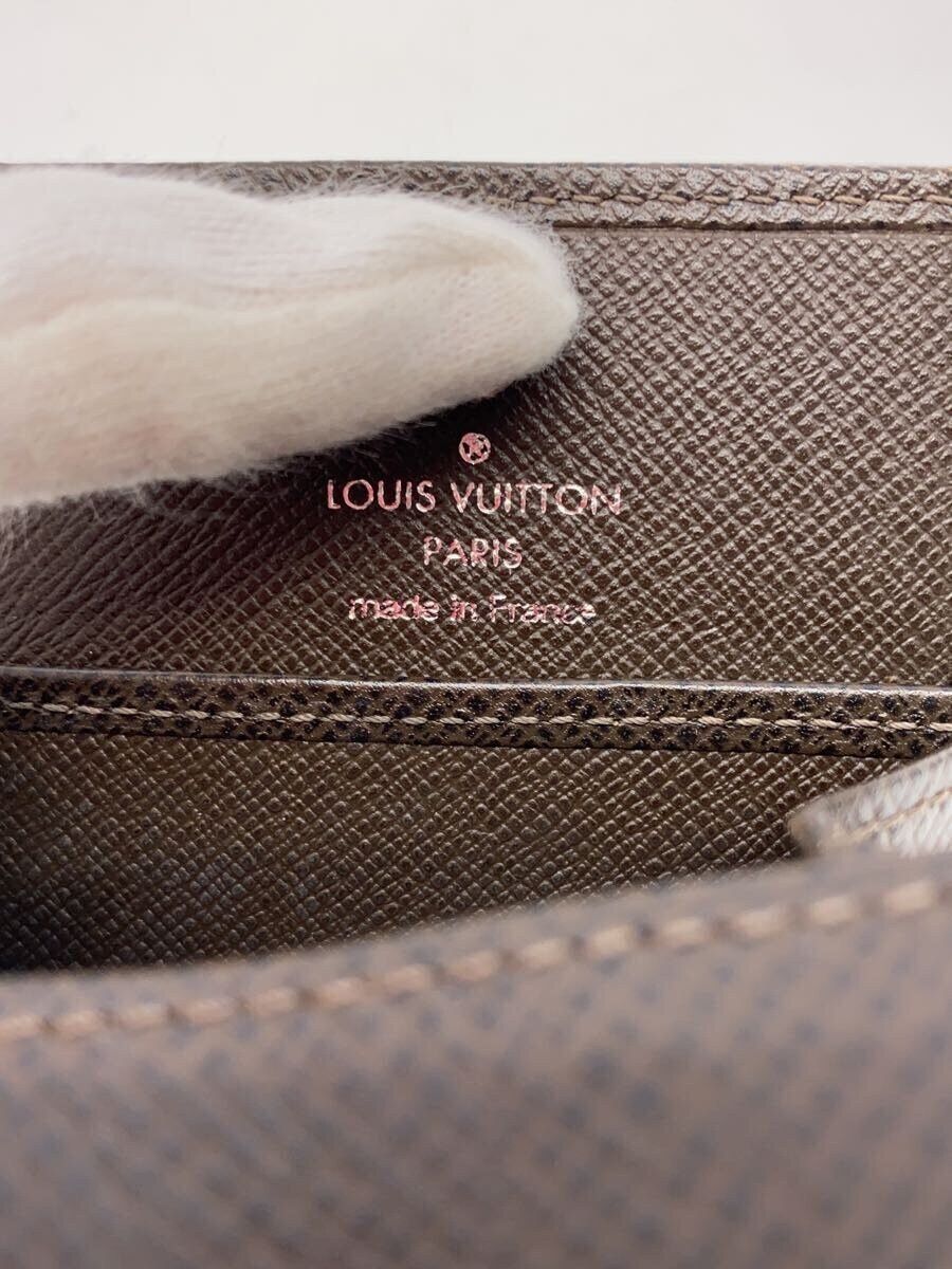 Louis Vuitton Louis Vuitton Taiga Porte Monet Boite Leather Brown Size ONE SIZE - 3 Thumbnail