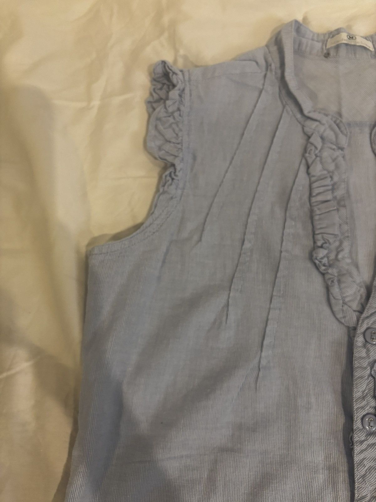Other Blue sleeveless blouse.kw511 Size M / US 6-8 / IT 42-44 - 4 Thumbnail