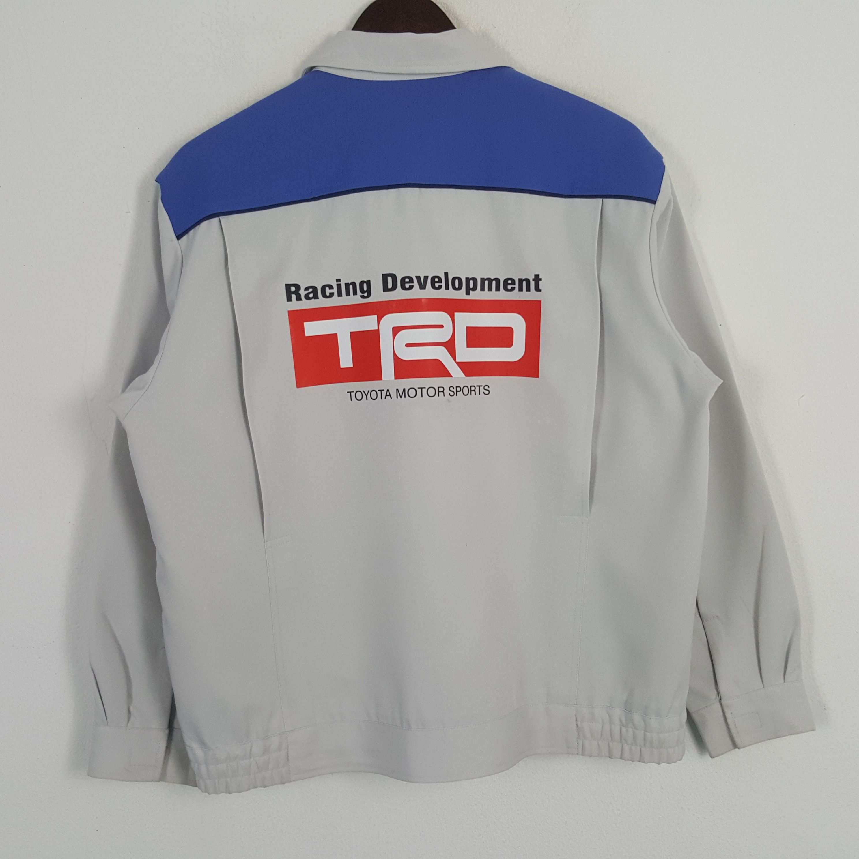 Japanese Brand × Vintage Vintage TRD Racing Custom Art Worker Sport Jacket Size US L / EU 52-54 / 3 - 1 Thumbnail