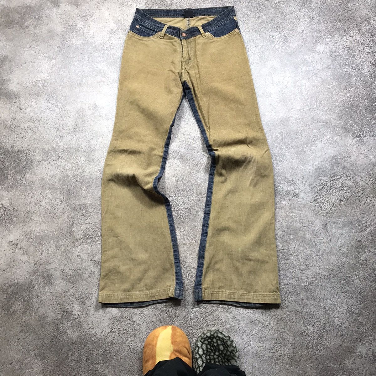 Vintage Vintage 90s Baggy Distressed Cargo Pants Japanese Grunge 27 Size 27" / US 4 / IT 40 - 2 Thumbnail