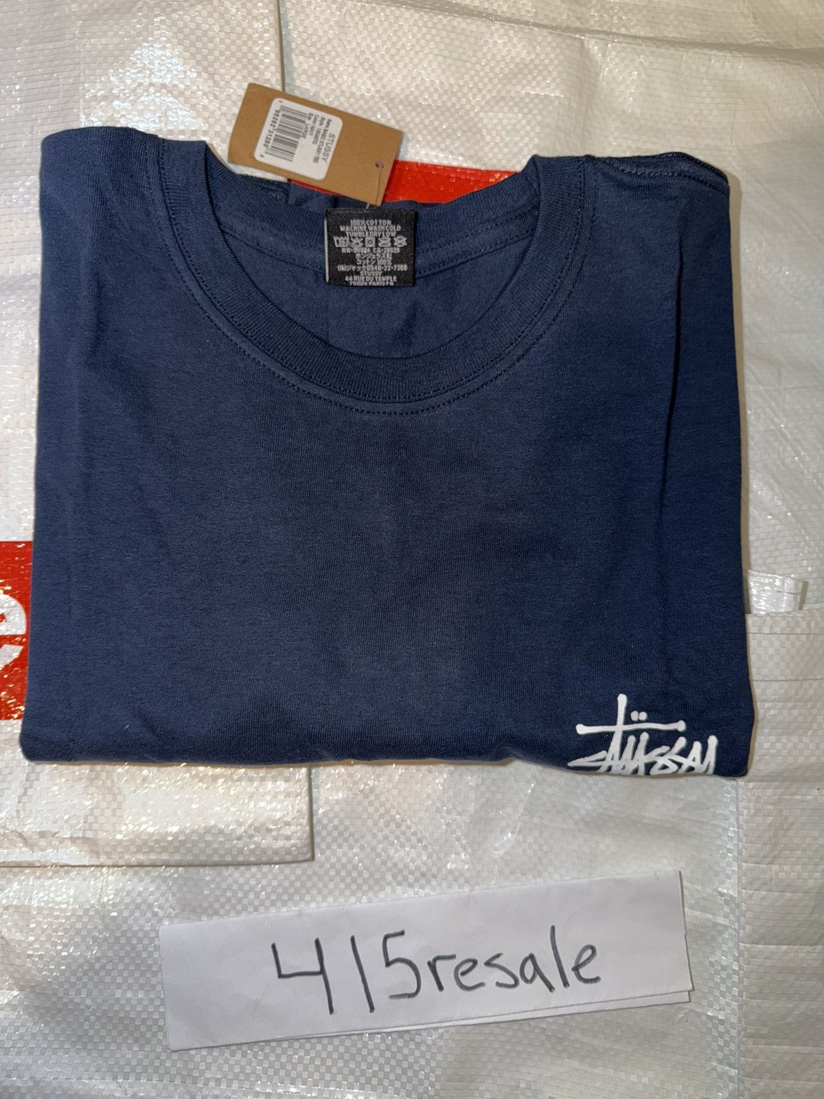 Stussy Stussy Basic Logo Tee Navy Size US L / EU 52-54 / 3 - 16 Thumbnail