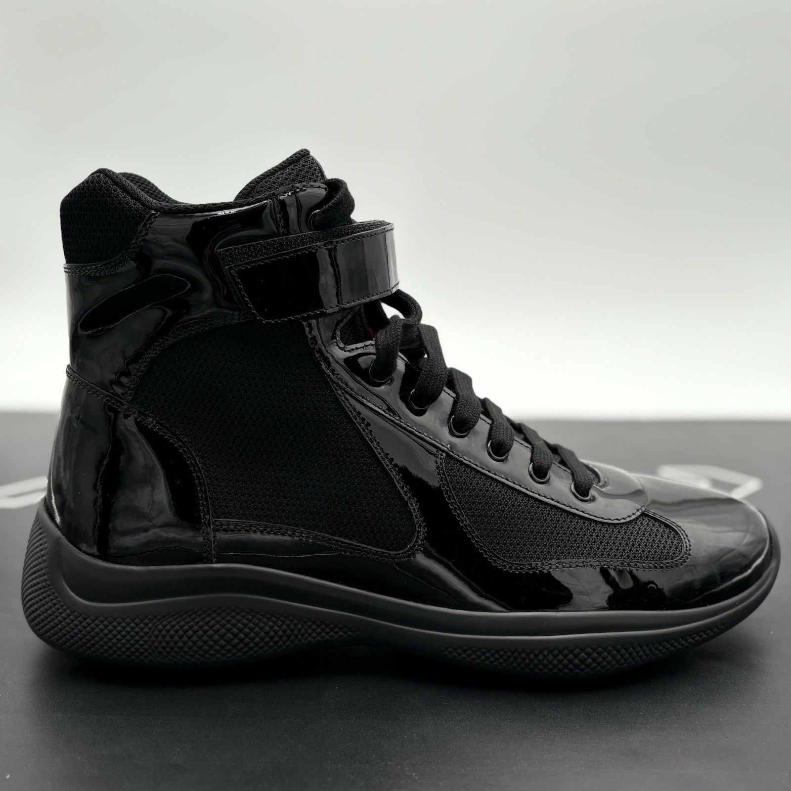 Prada Prada Cup High Top ' Black ' | BRAND NEW! Size US 11.5 / EU 44-45 - 2 Thumbnail