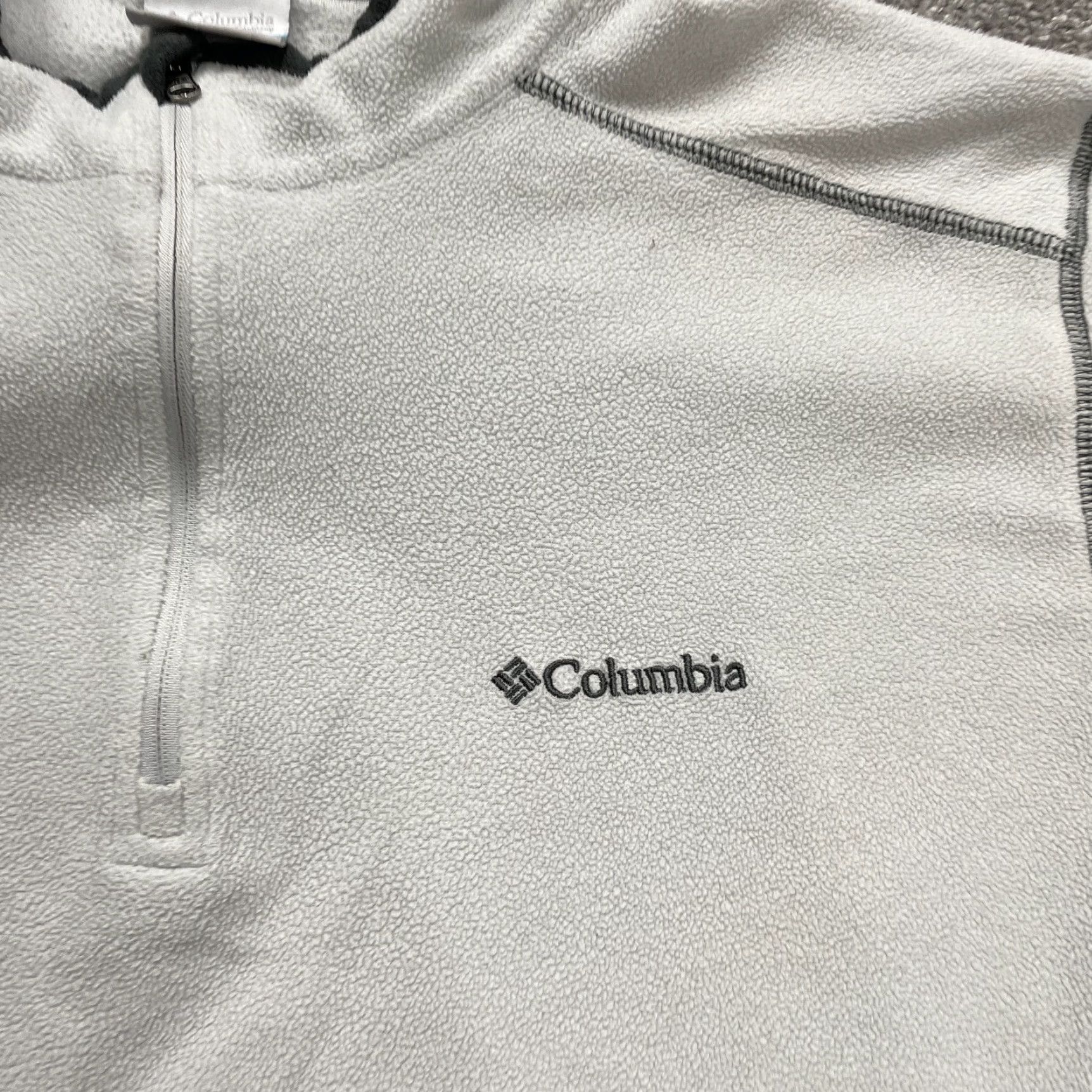 Vintage Columbia Klamath Range Fleece Jacket Mens XL White 1/4 Zip Outdoor Hiking Size US XL / EU 56 / 4 - 4 Thumbnail