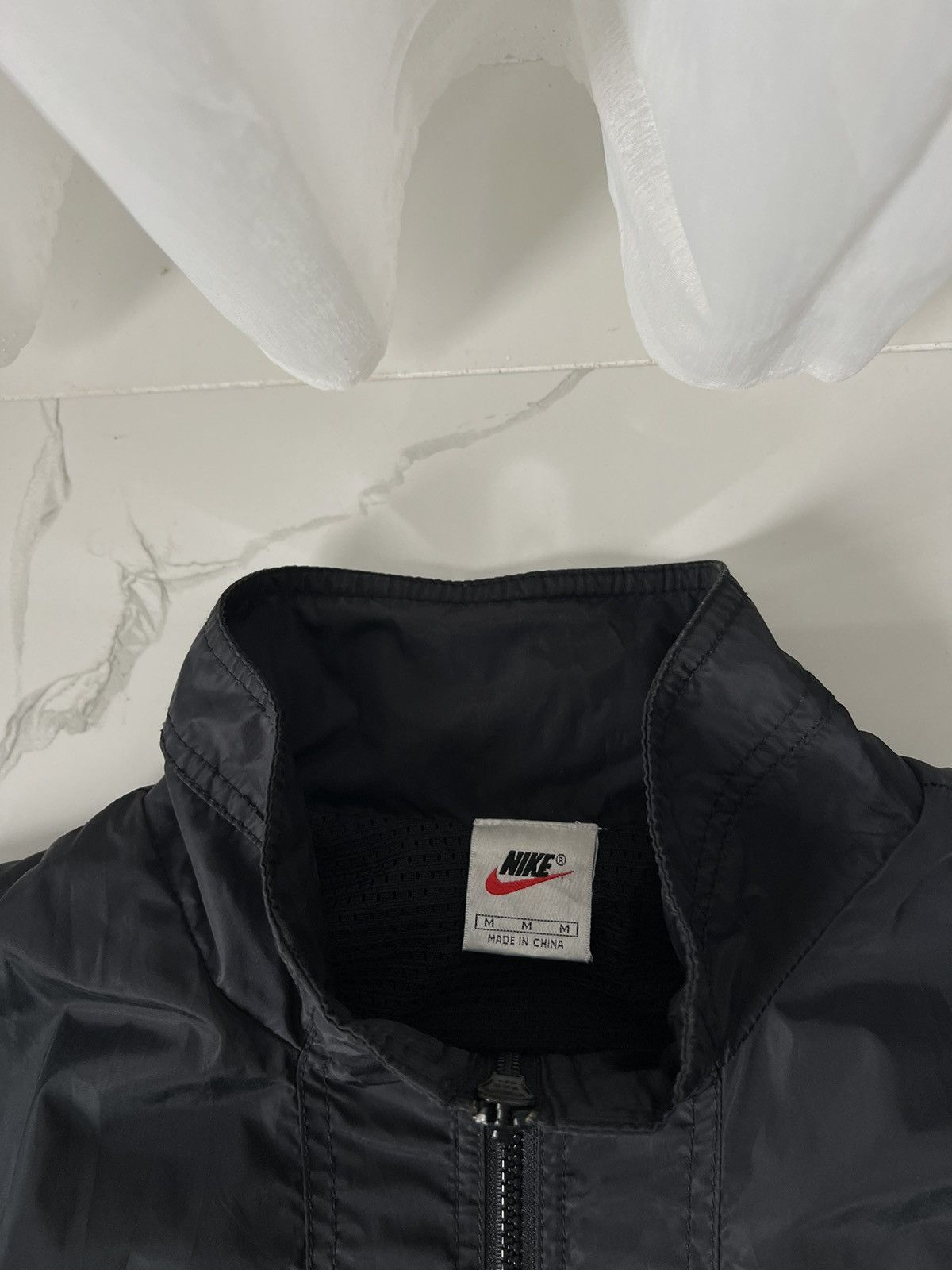 Nike × Vintage 00’s NIKE RARE BASKETBALL RETRO Y2K SWOOSH LOGO JACKET Size US M / EU 48-50 / 2 - 4 Thumbnail