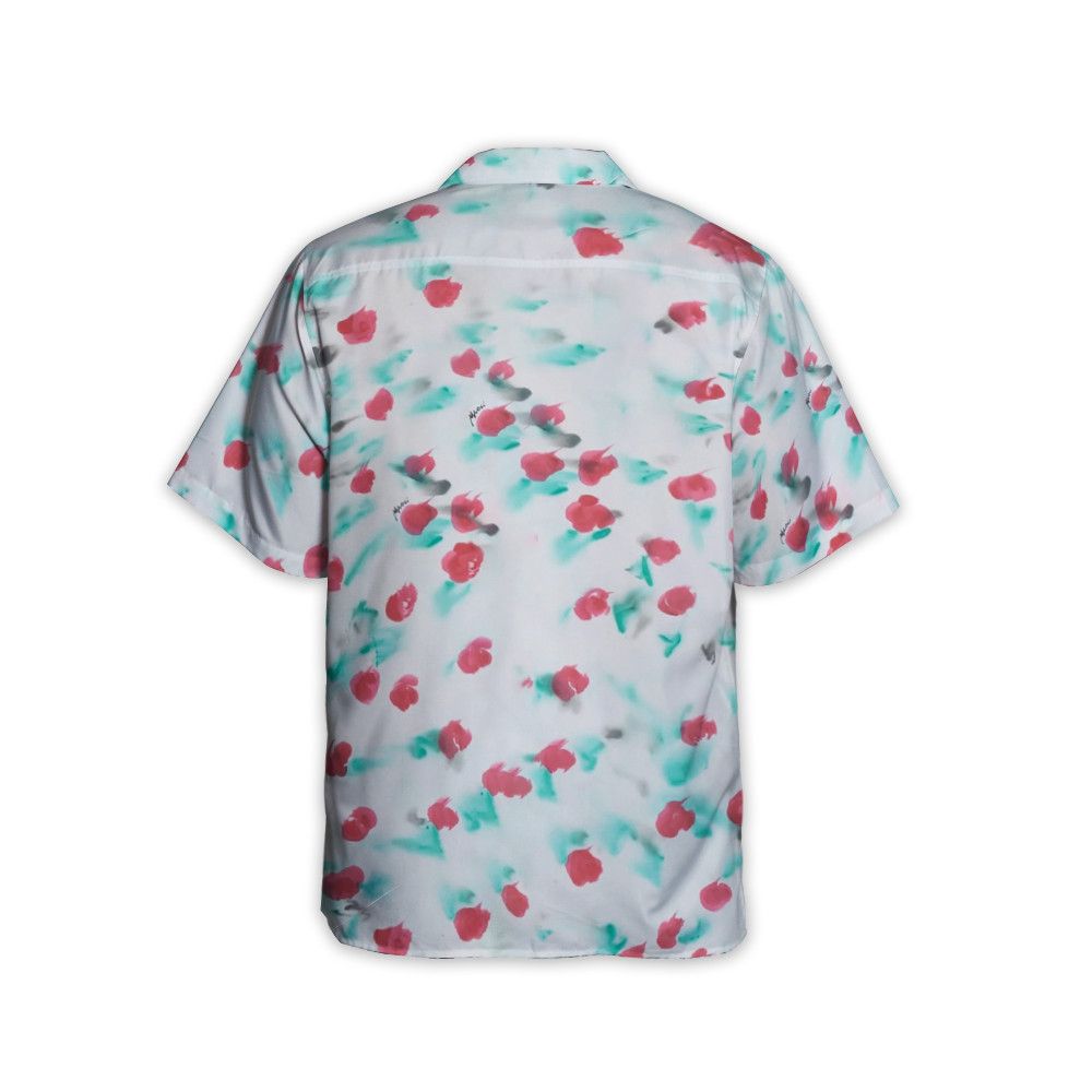 Designer Mix-Print Panelled Short-Sleeve Shirt Size US M / EU 48-50 / 2 - 4 Thumbnail
