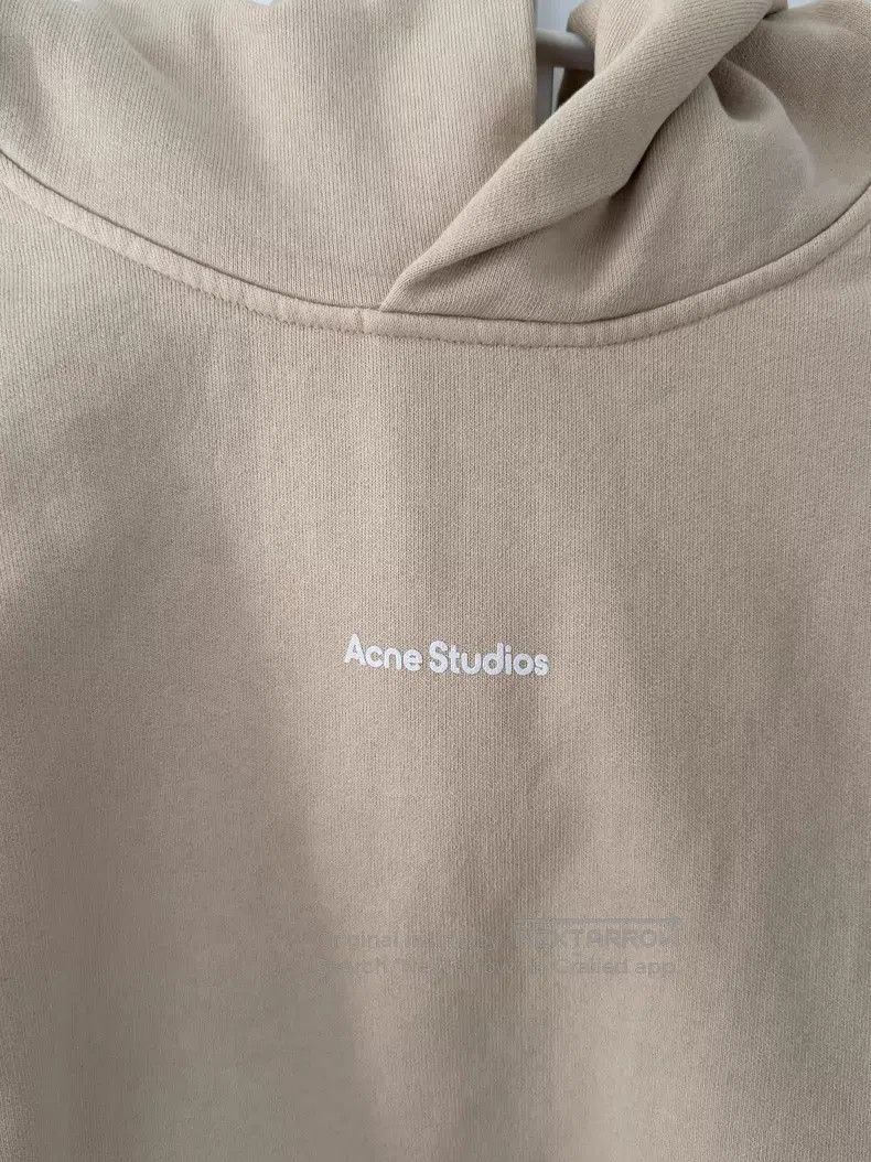 Acne Studios Acne Studio Beige hooded sweatshirt men's Size US XS / EU 42 / 0 - 2 Thumbnail
