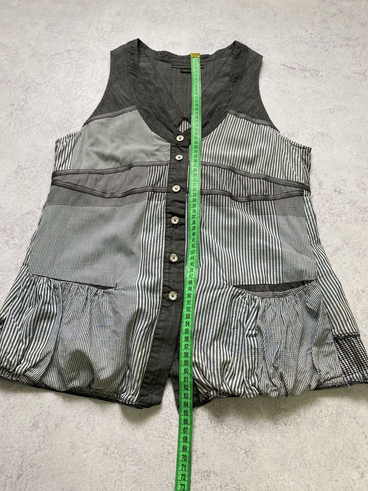 Marithe + Francois Girbaud Le Jean De Marithe Francois Girbaud Button Up Vest Size 44 Size M / US 6-8 / IT 42-44 - 15 Thumbnail