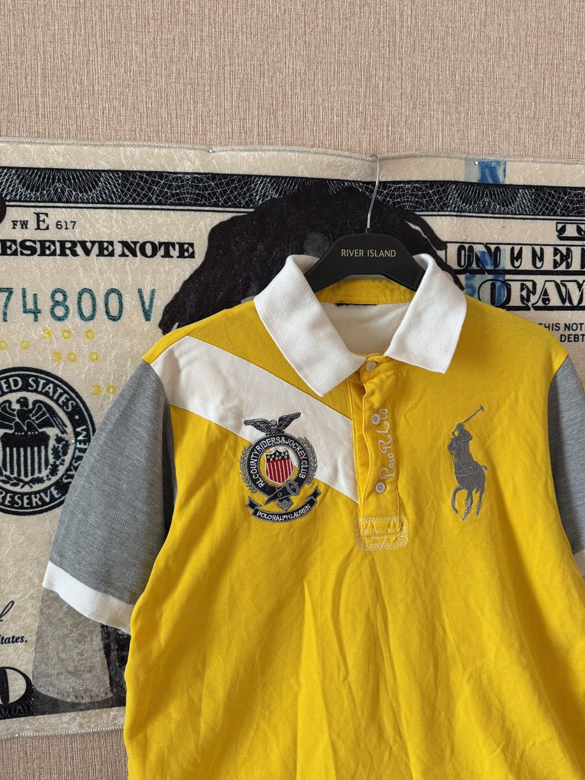 Polo Ralph Lauren Vintage Polo Ralph Lauren Yellow Polo Shirt Size US M / EU 48-50 / 2 - 3 Thumbnail