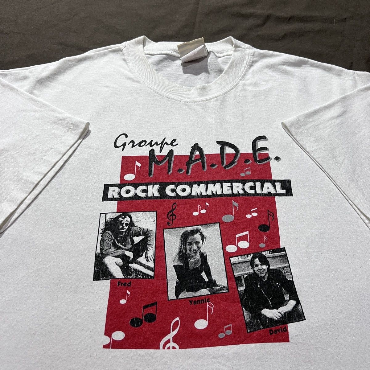 Band Tees Vintage 90s Groupe M.A.D.E. Rock Commercial Tee XL Canadian Size US XL / EU 56 / 4 - 1 Thumbnail