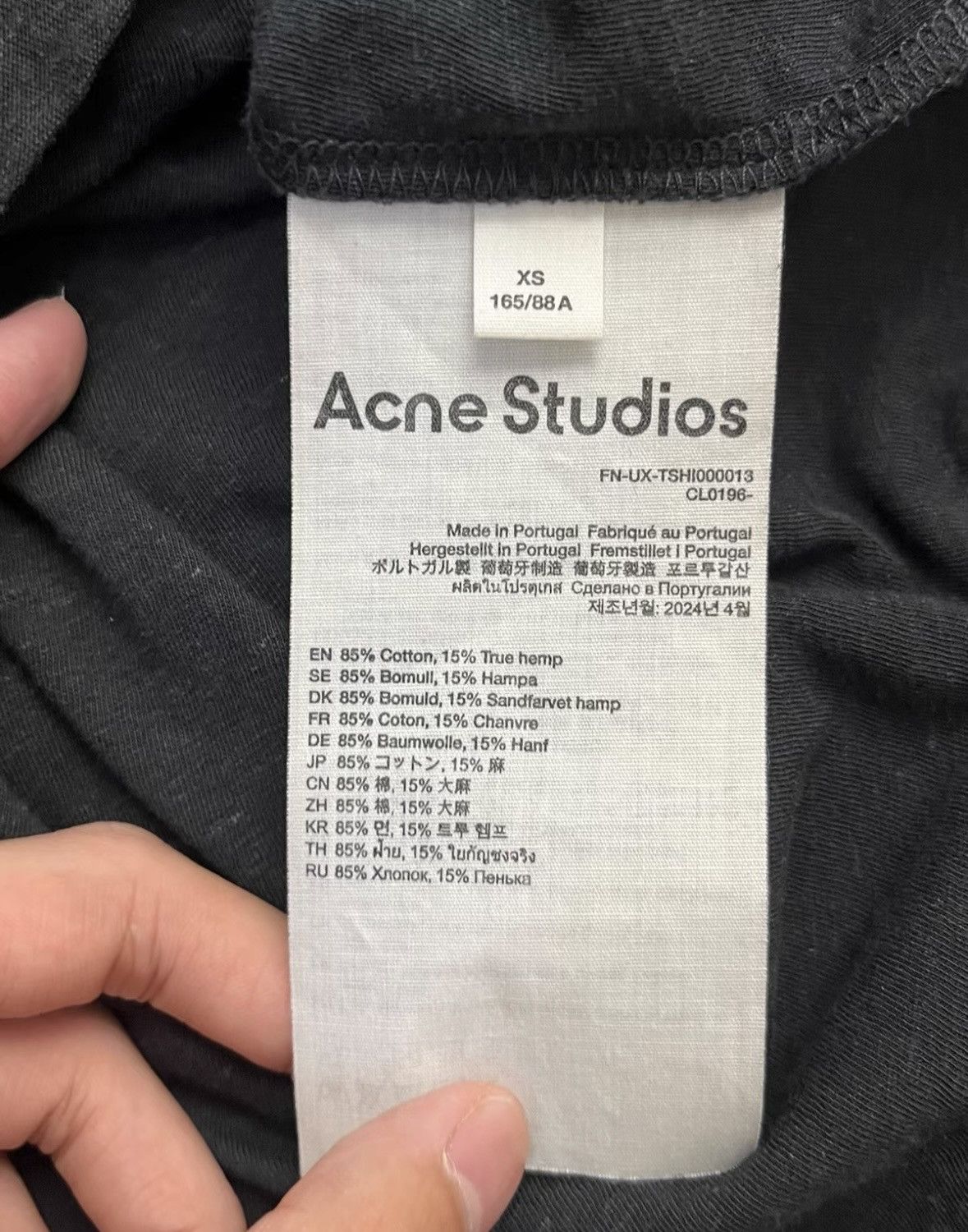 Acne Studios acnw studios t-shirt wxx Size US XS / EU 42 / 0 - 4 Thumbnail