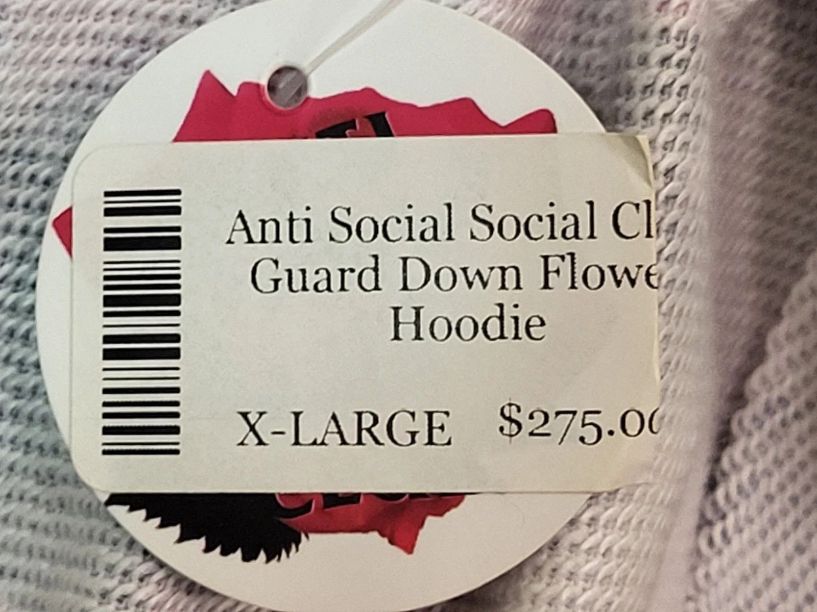 Anti Social Social Club Anti Social Social Club Guard Down Flower Hoodie Size XL / US 12-14 / IT 48-50 - 3 Thumbnail