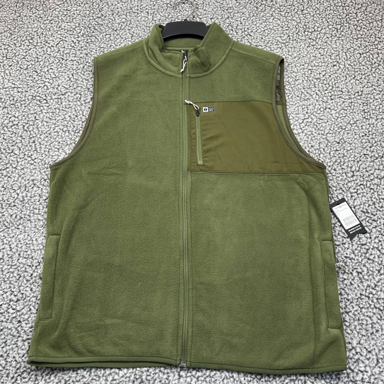 Other Salty Crew Vest Jacket Men Olive Green Ebbtide Polar New L Size US L / EU 52-54 / 3 - 1 Thumbnail
