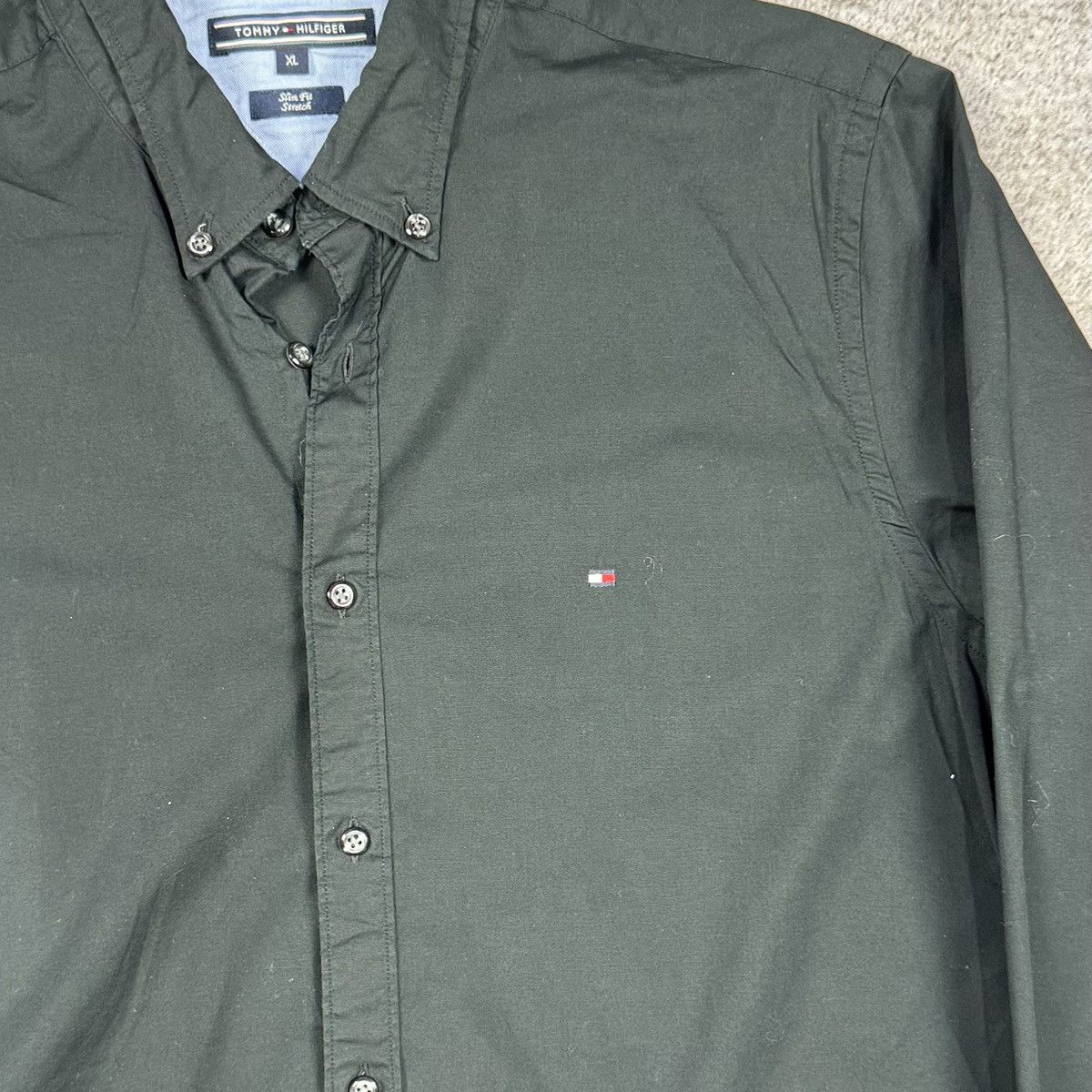 Tommy Hilfiger Premium Tommy Hilfiger Slim Fit Stretch Shirt - Size XL Size US XL / EU 56 / 4 - 4 Thumbnail