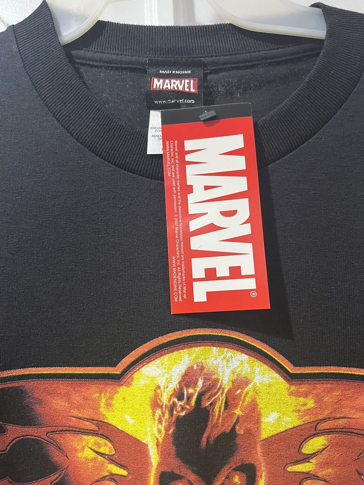 Marvel Comics Vintage Marvel Ghostrider Tshirt Size US XL / EU 56 / 4 - 3 Thumbnail