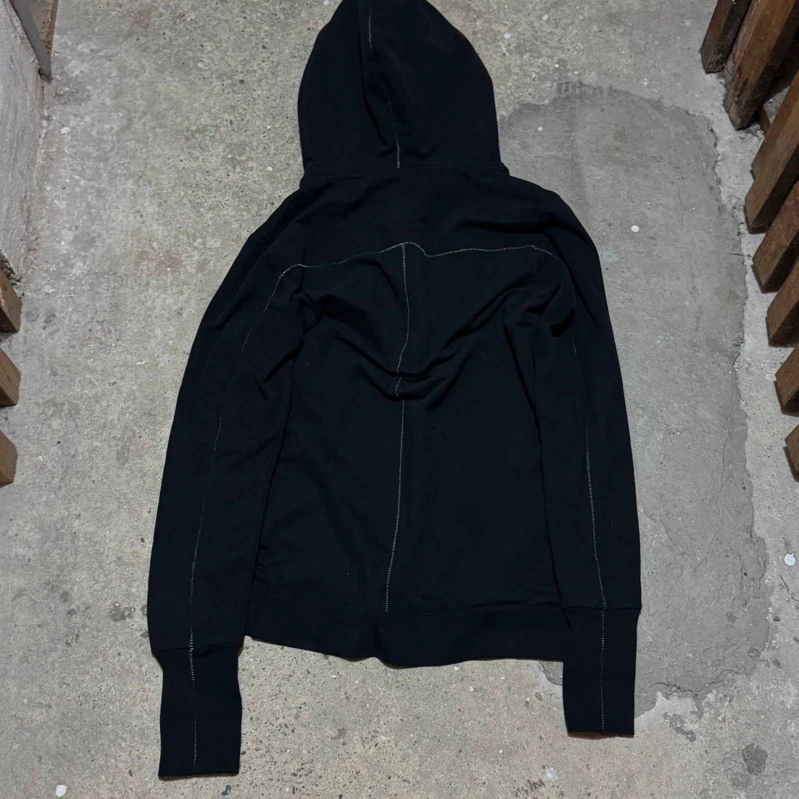 Thom Krom Thom Krom double hood scar stitch hoodie Size US M / EU 48-50 / 2 - 2 Thumbnail