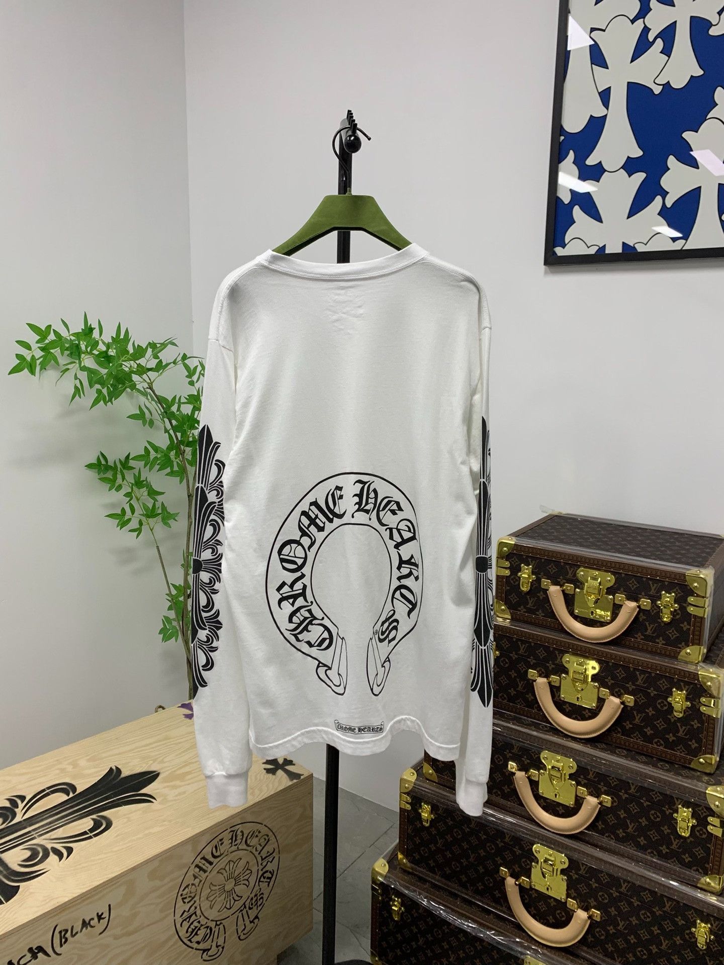 Chrome Hearts Chrome Hearts Horseshoe Print Long Sleeve T-Shirt M Size US M / EU 48-50 / 2 - 1 Thumbnail