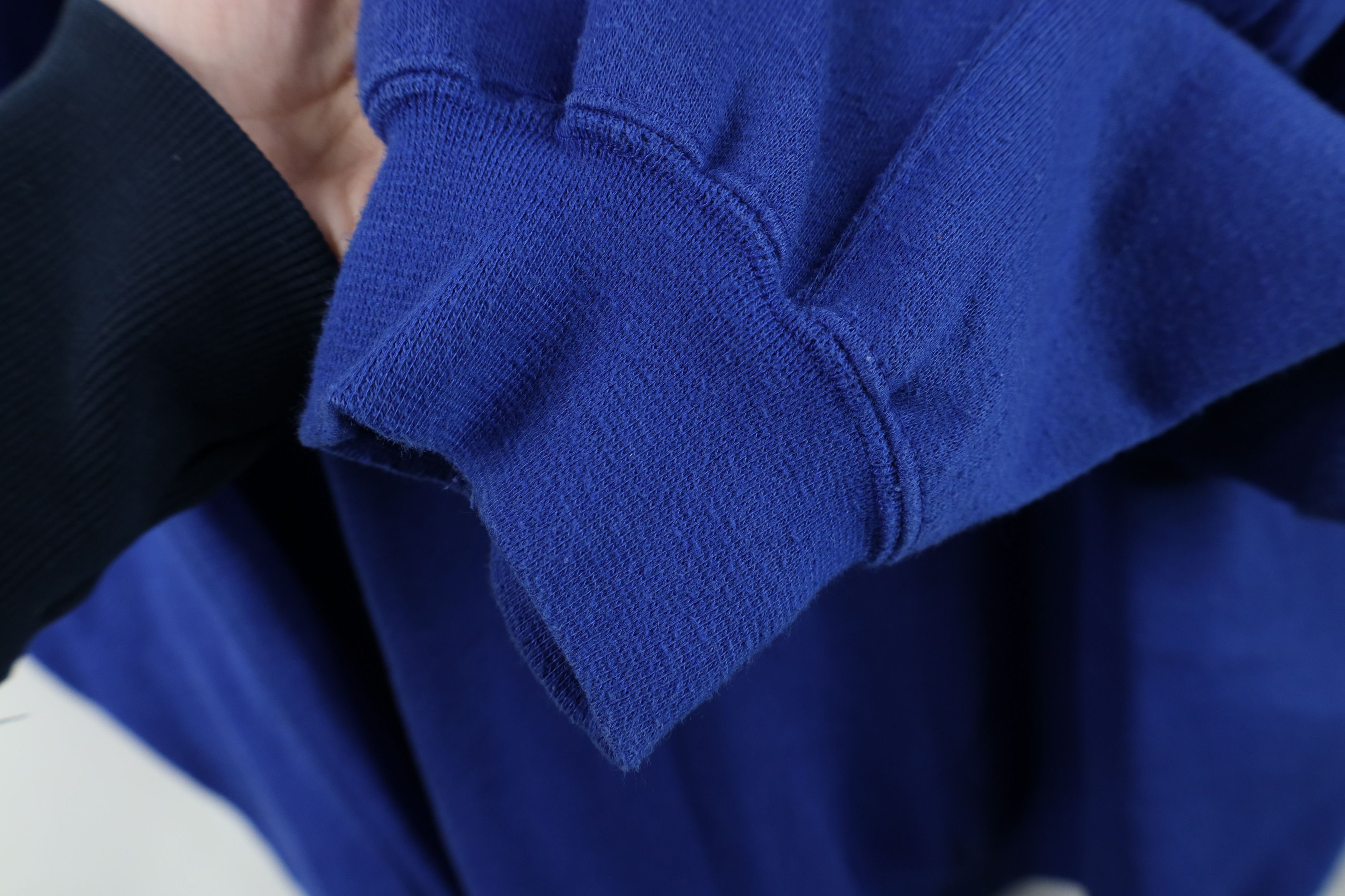 Vintage Vintage 90s Streetwear Heavyweight Collared Sweatshirt Blue Size US XXL / EU 58 / 5 - 7 Thumbnail