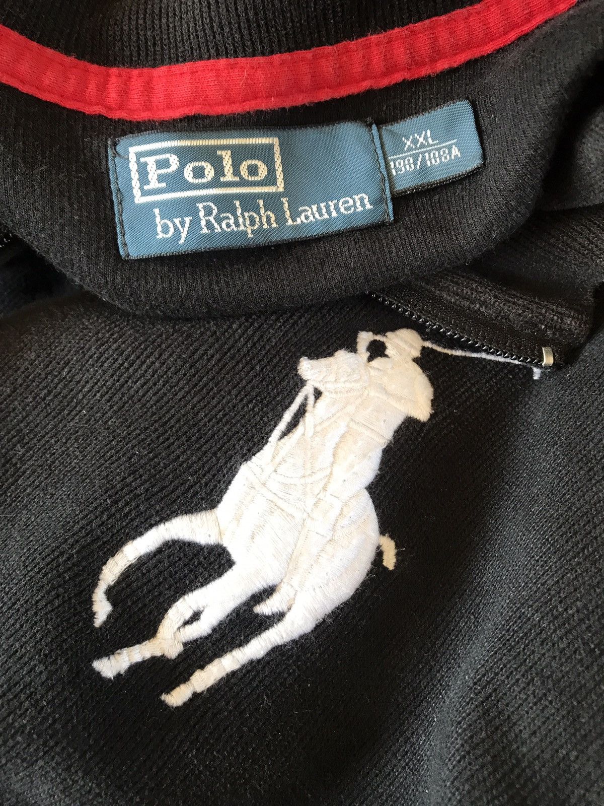 Polo Ralph Lauren × RRL Ralph Lauren × Vintage VTG Ralph Lauren Big Logo&Ski Patch LongSleeve Sweatshirt Size US XXL / EU 58 / 5 - 4 Thumbnail