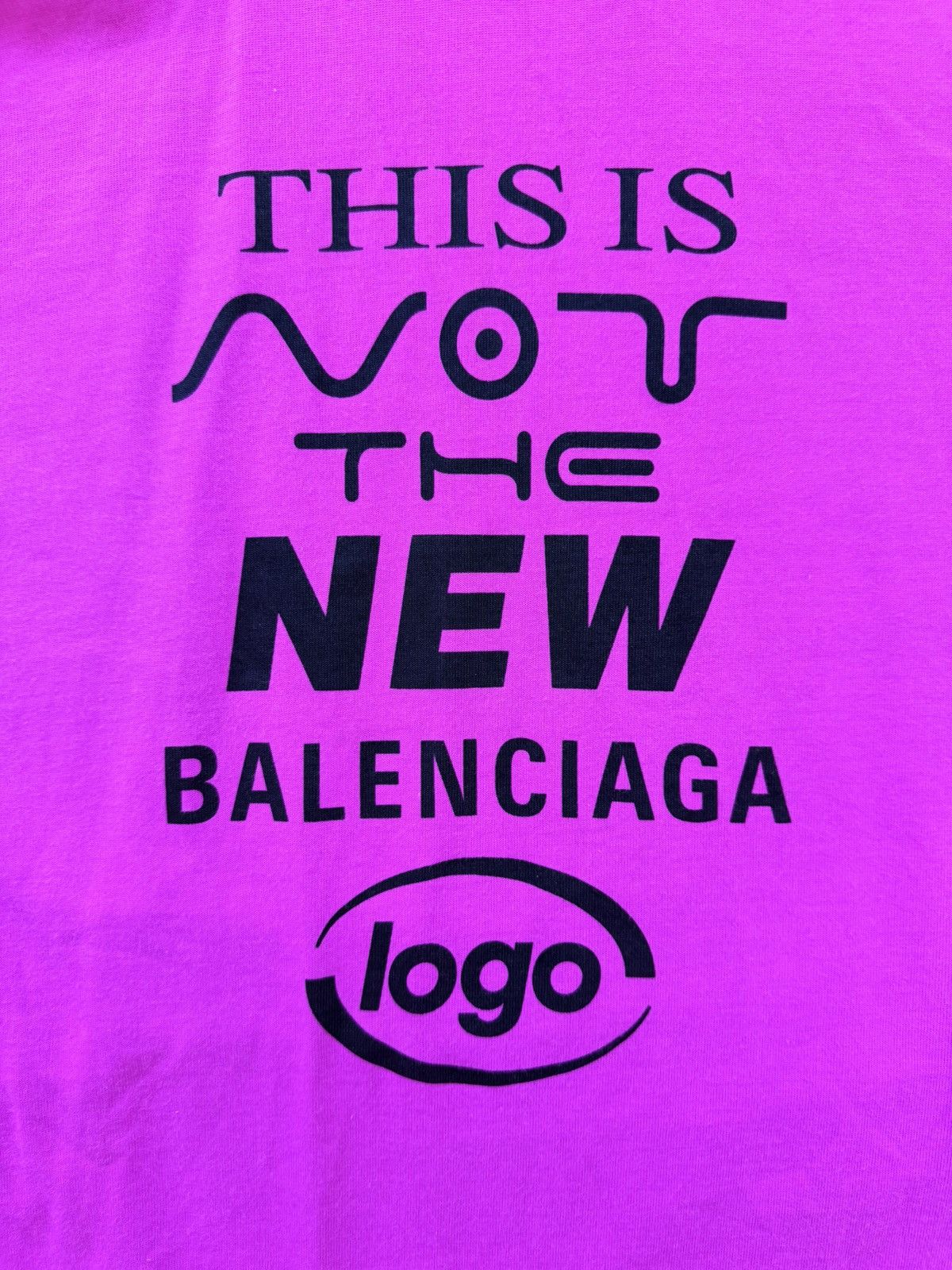 Balenciaga THIS IS NOT THE NEW BALENCIAGA LOGO Size US L / EU 52-54 / 3 - 5 Thumbnail