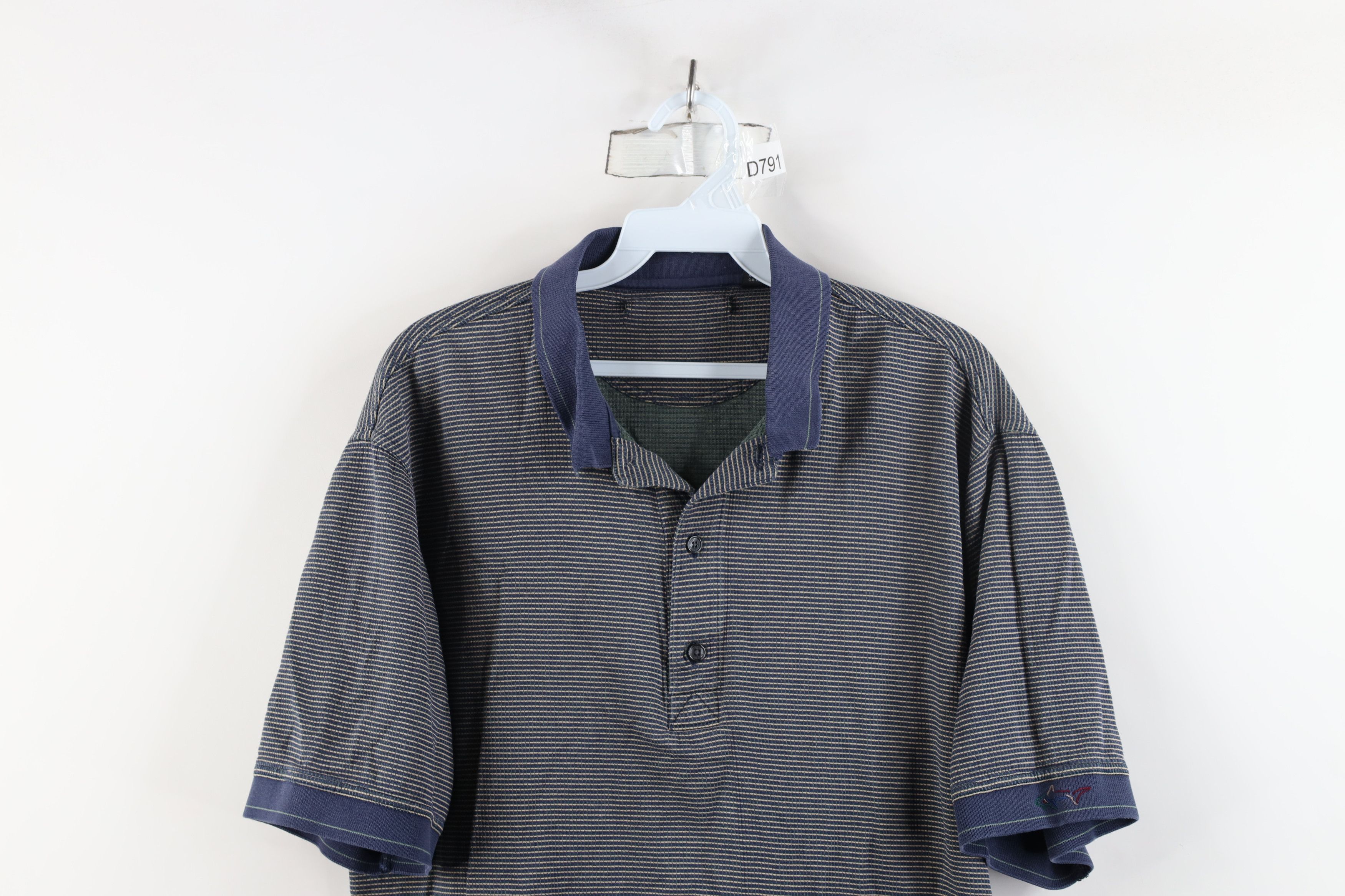 Vintage Vintage 90s Streetwear Checkered Knit Golf Polo Shirt Size US M / EU 48-50 / 2 - 2 Thumbnail