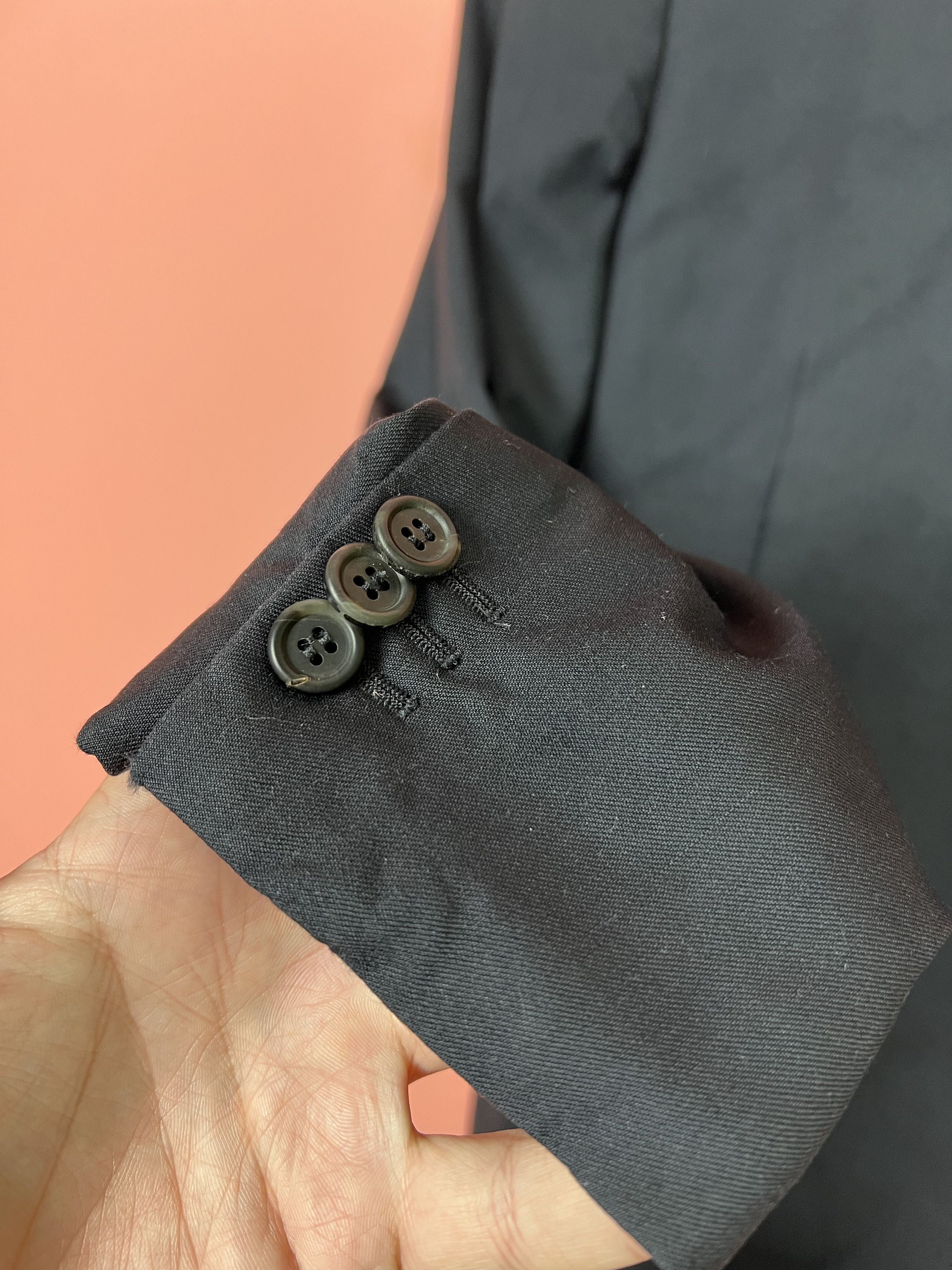 Prada Prada milano classic blazer Italy black designer Size 50R - 6 Thumbnail