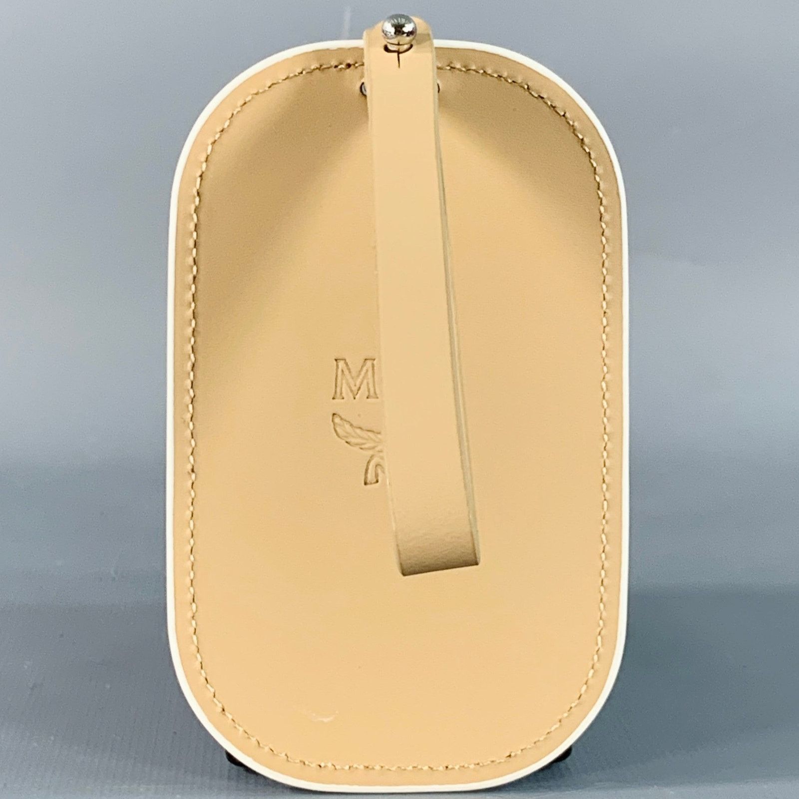 MCM MCM White Rainbow Leather Pineapple Luggage Tag Size ONE SIZE - 2 Thumbnail