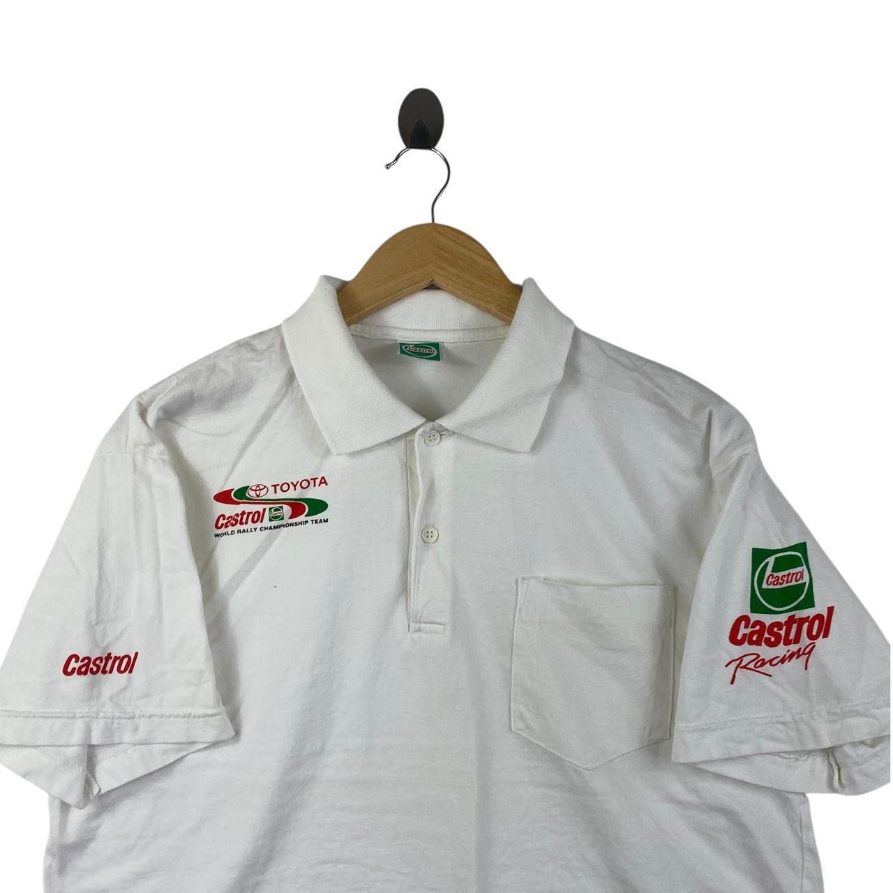 Vintage Vintage TOYOTA CASTROL RACING Rally Championship Tee Shirt Size US M / EU 48-50 / 2 - 2 Thumbnail