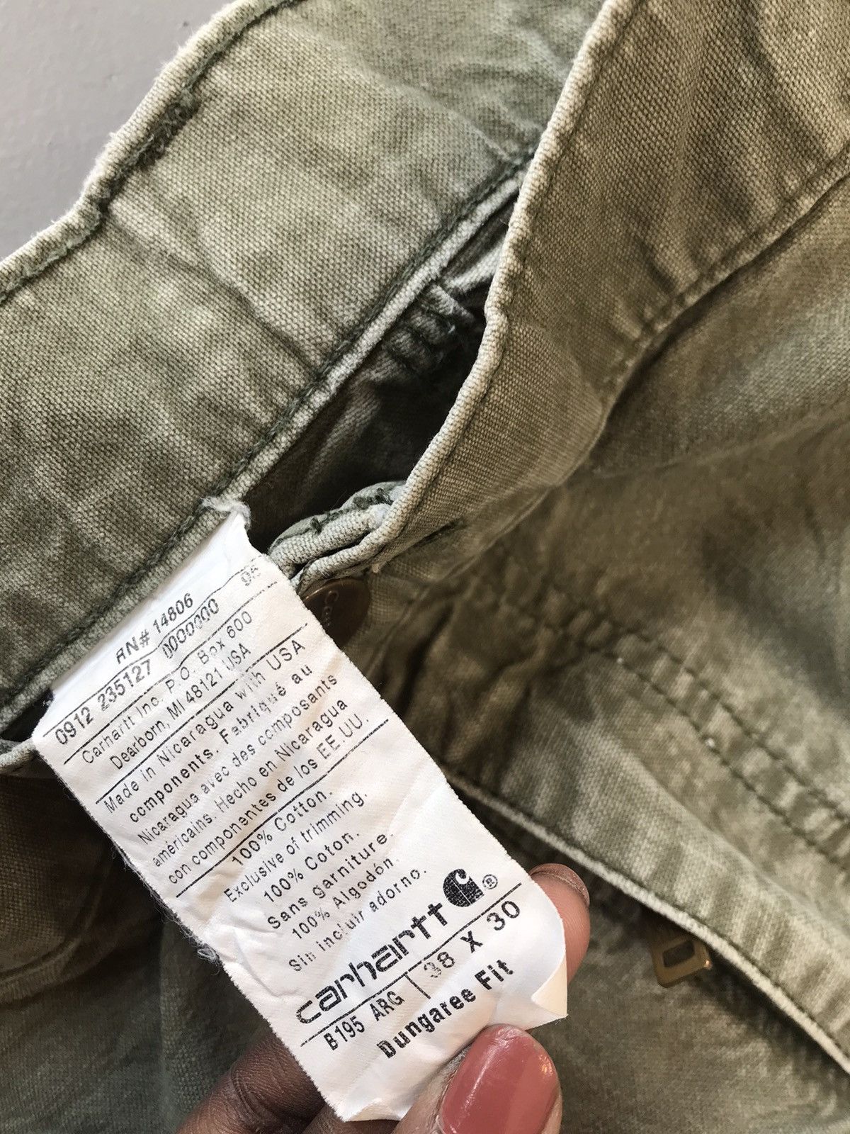 Carhartt × Vintage Vintage Carhartt B195 ARG double knee denim Size US 38 / EU 54 - 8 Thumbnail