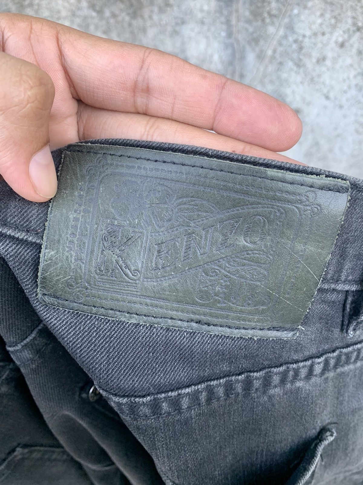 Designer × Japanese Brand × Kenzo Kenzo Patchwork Denim Nice Design Size US 33 - 17 Thumbnail