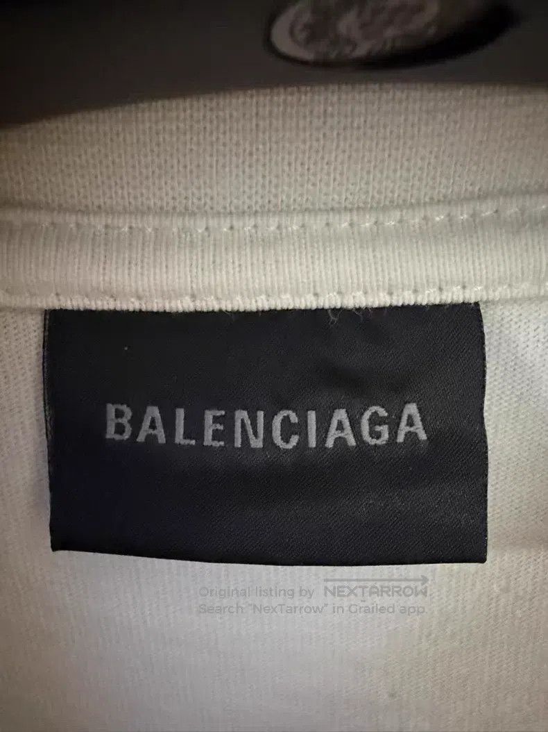 Balenciaga Balenciaga Beige Coke Embroidered Logo Short Sleeve Size US XXS / EU 40 - 3 Thumbnail