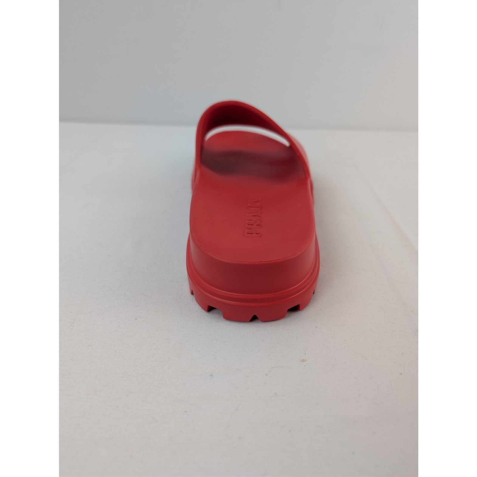 Prada o1rshd1 Rubber Mule-Flip-Flops Slipper in Red Size US 8 / EU 41 - 16 Thumbnail