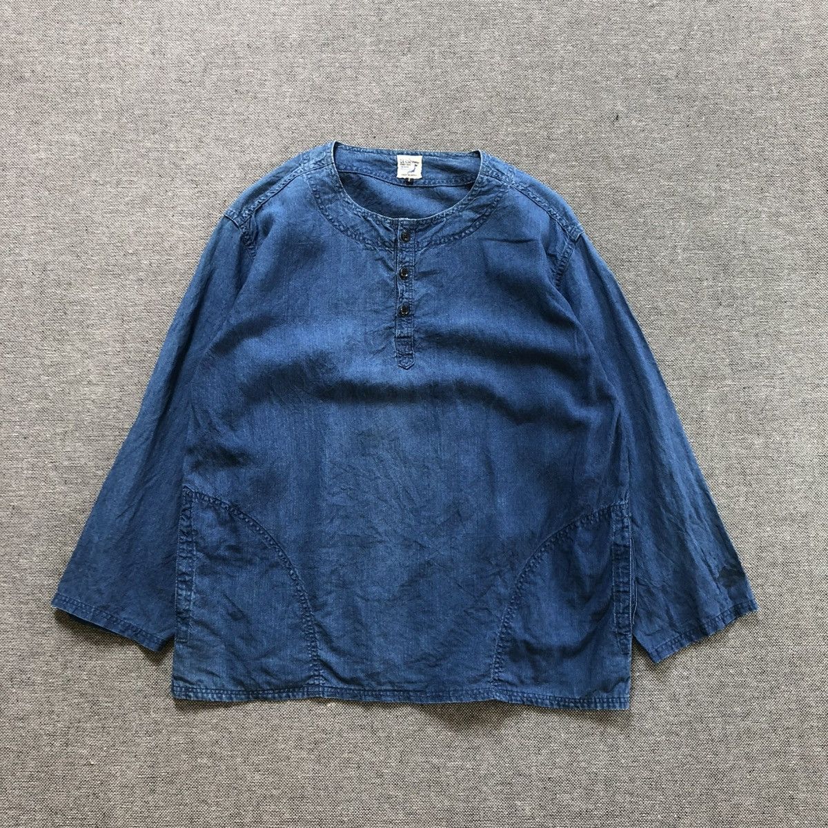 Orslow 💚 1/100 Canoe Club X Orslow Boro Western Shirt Indigo NEW