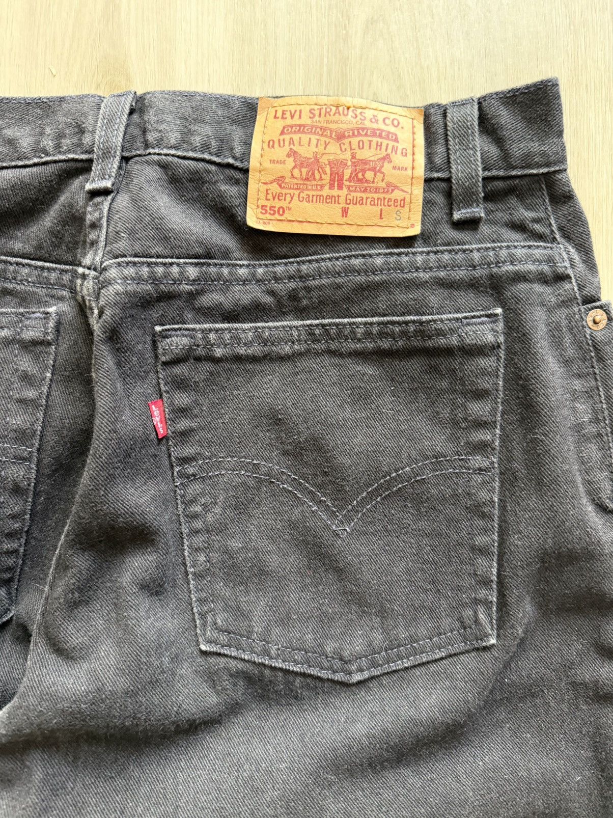Levi's Vintage Levis 550 Relaxed Fit USA Sz 14 Size 32" / US 10 / IT 46 - 3 Thumbnail