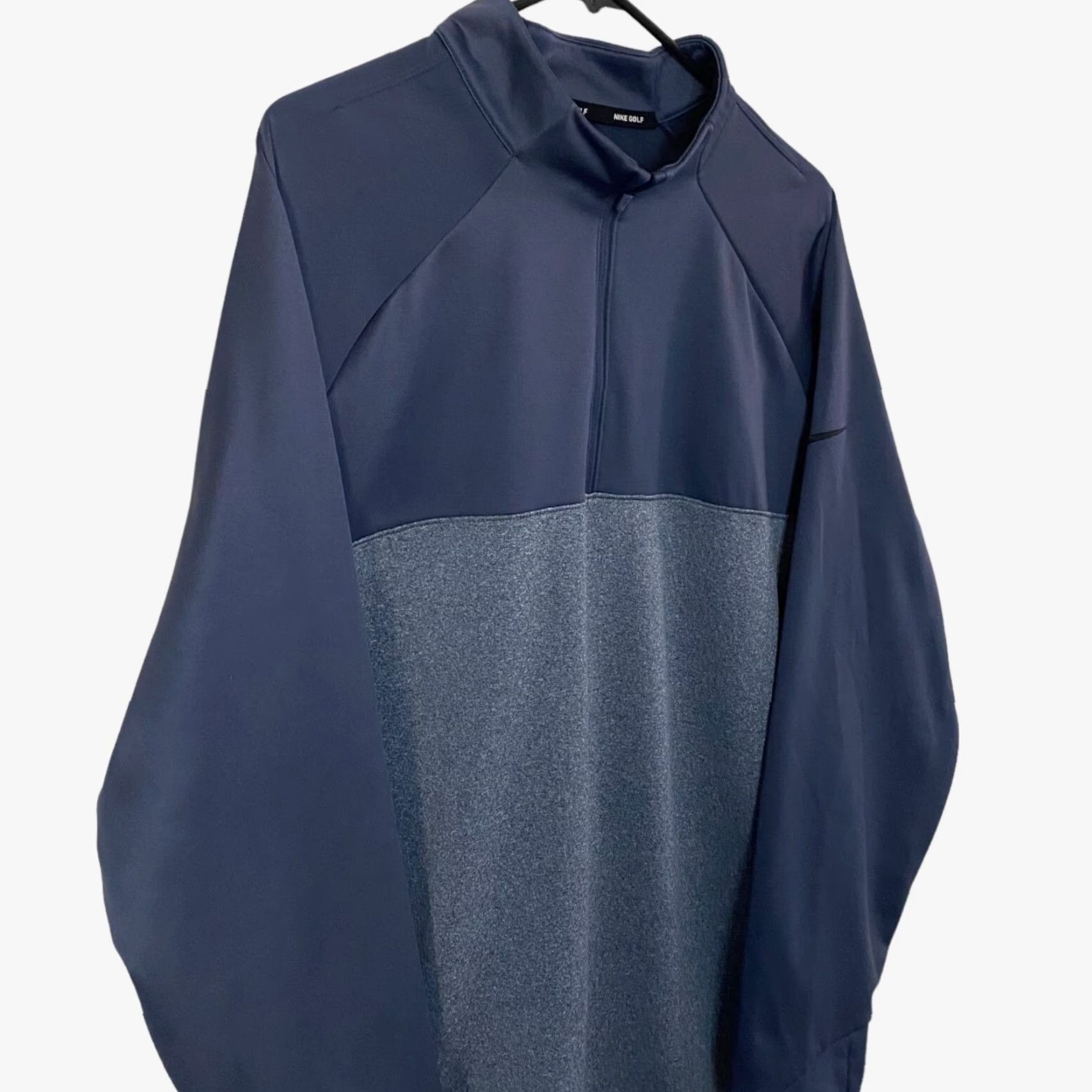 Nike VINTAGE Nike Golf Therma 1/4-Zip Two-Tone Sweatshirt Blue Long Sleeve Pullover Mens XL Size US XL / EU 56 / 4 - 4 Thumbnail
